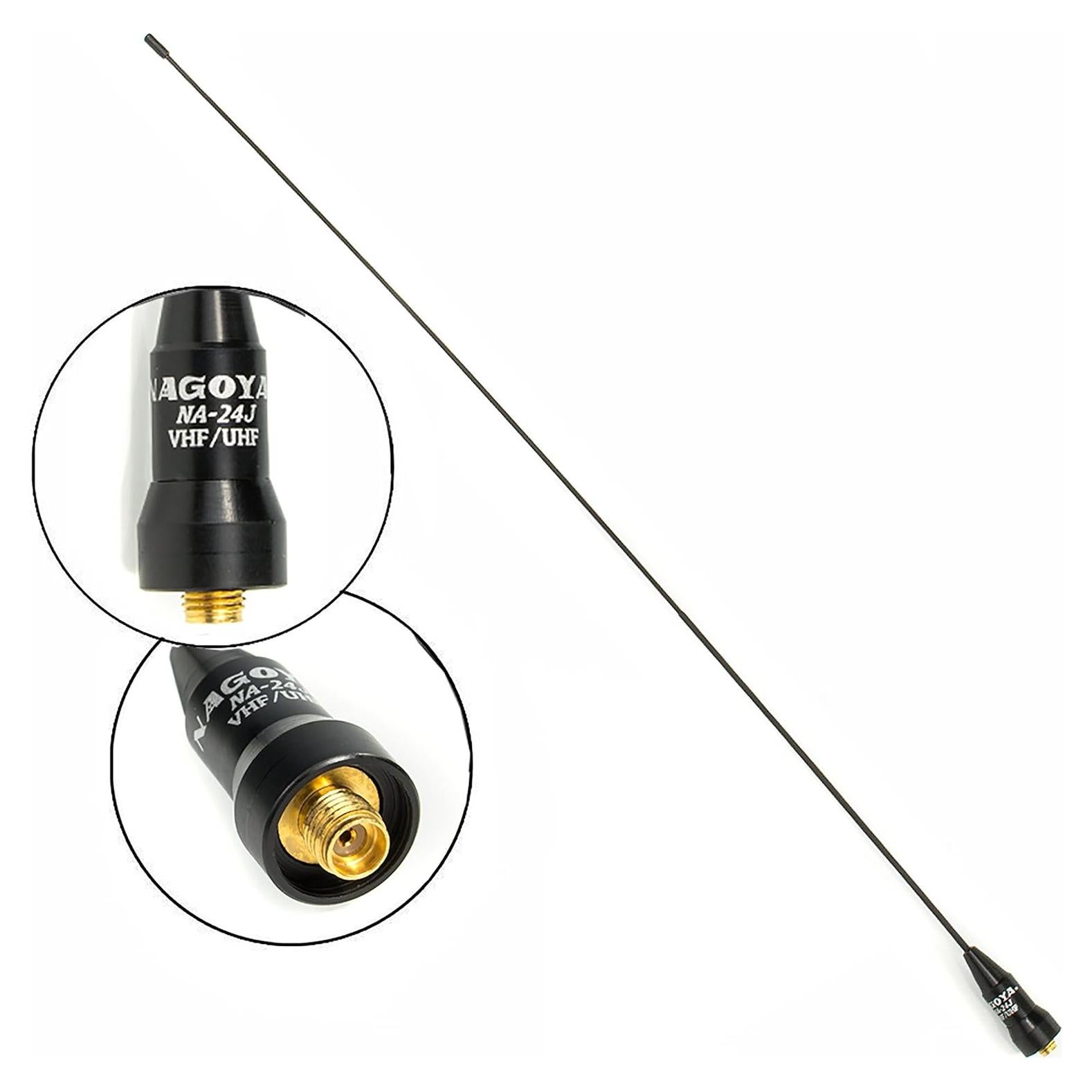 Antena VHF/UHF Nagoya NA-24J 41.1 cm SMA-Femenino para radios