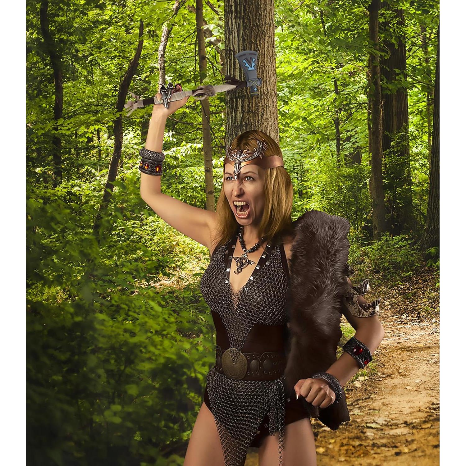 Hacha Tomahawk Nicky Bigs Novelties 43 cm Accesorio Halloween