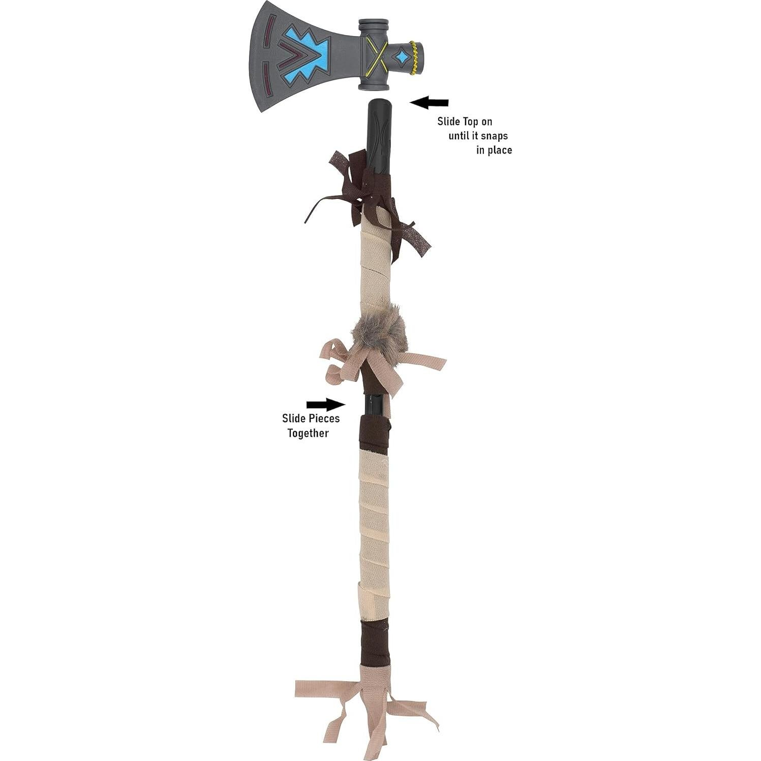 Hacha Tomahawk Nicky Bigs Novelties 43 cm Accesorio Halloween