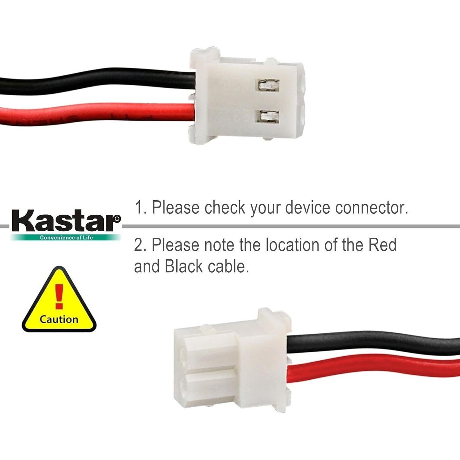 Batería Kastar 1-Pack Ni-MH 800mAh para Radios Kaito KA500/KA550/KA600