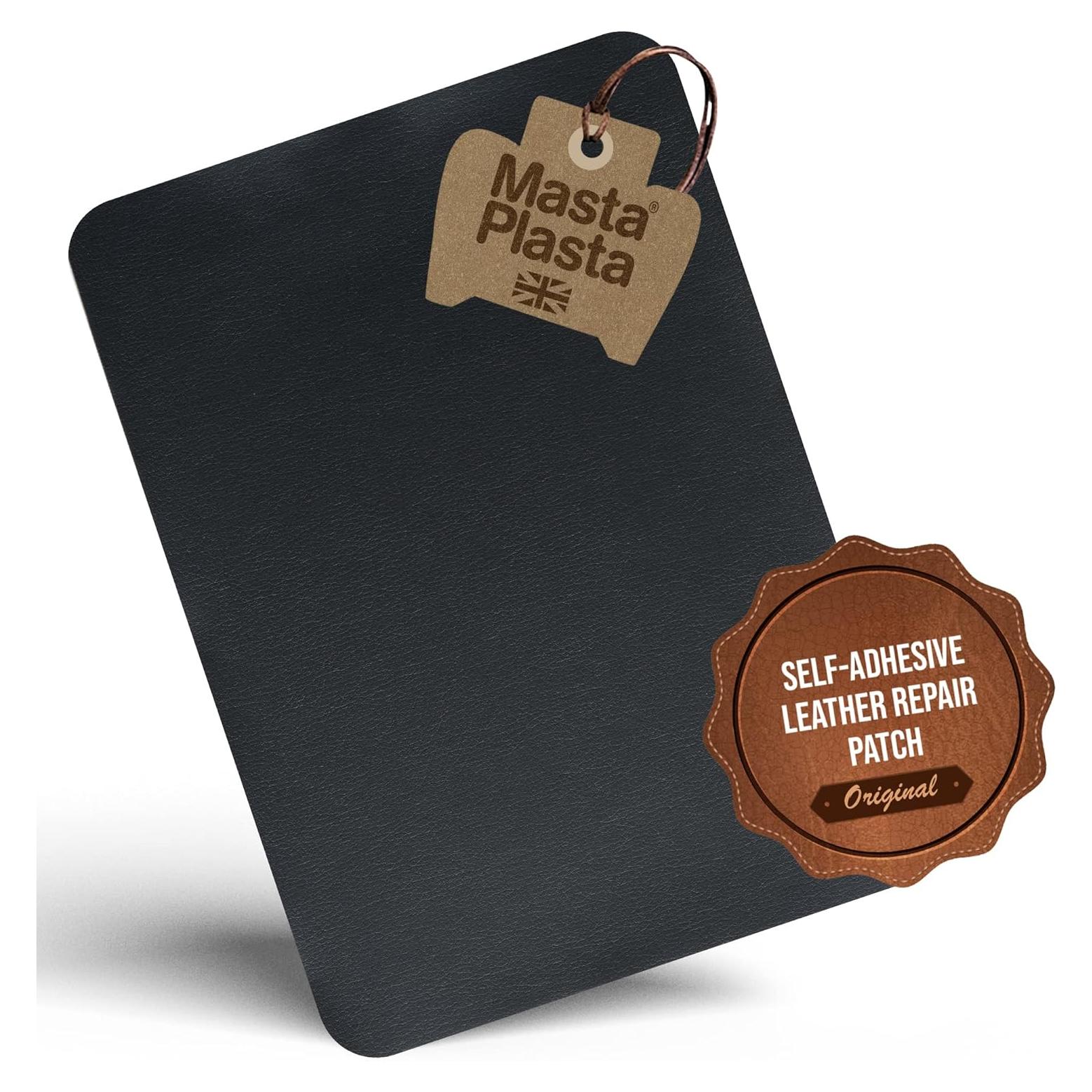 Parche de Reparación de Cuero MastaPlasta Negro 28x20 cm