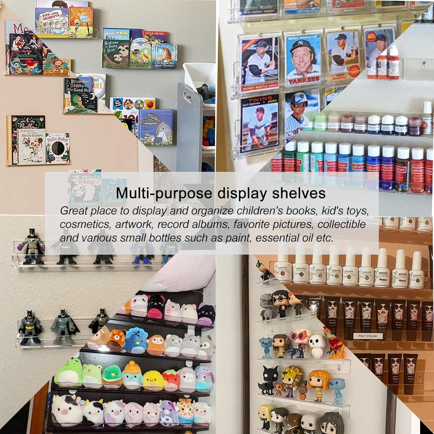 Estante para Esmalte de Uñas FEMELI 6 Estantes 38.1 cm Negro