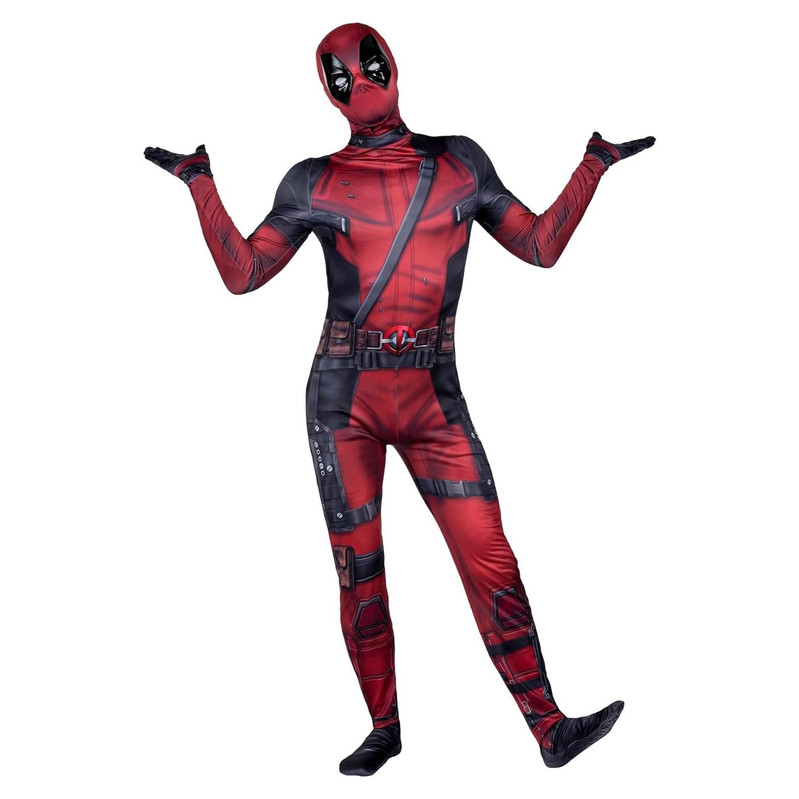 Disfraz Zentai Deluxe Marvel Deadpool Adulto Spandex
