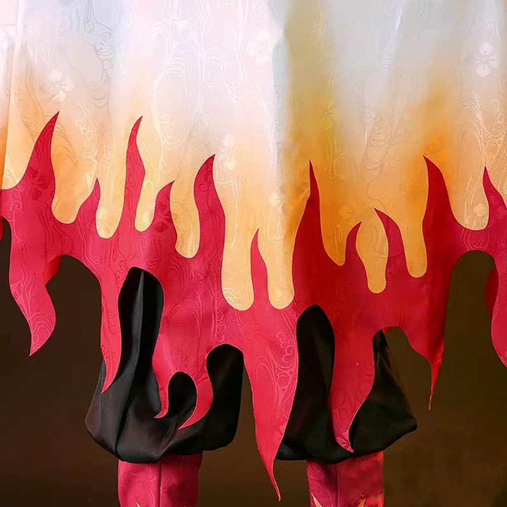 Disfraz de Kimono Tkieio Kochou Adulto Unisex Rojo Grande