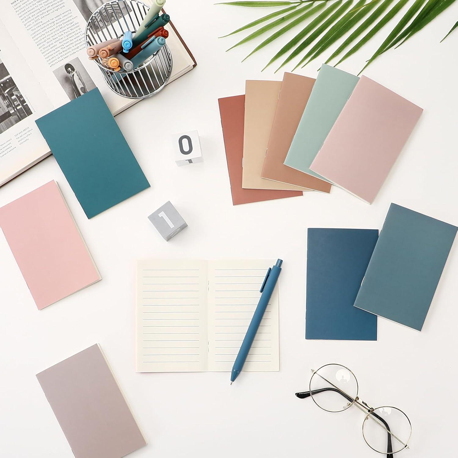 Set de 20 Mini Cuadernos y Bolígrafos Eaasty - Color Sanación