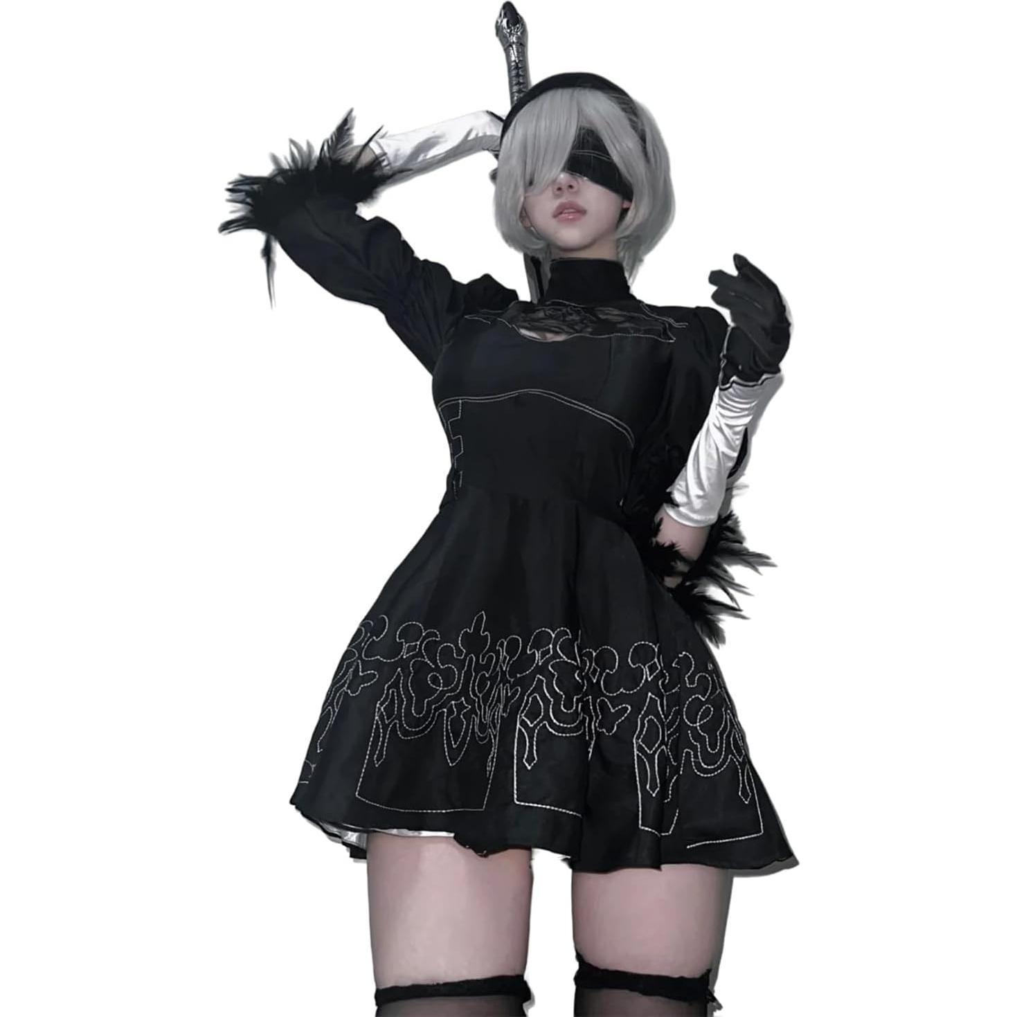 Disfraz de Cosplay Sexy Mujer Anime Conjunto Halloween