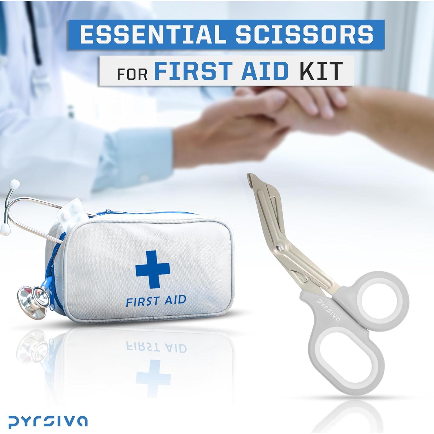 Tijeras de Trauma Pyrsiva 19.05 cm Acero Inoxidable Titanio