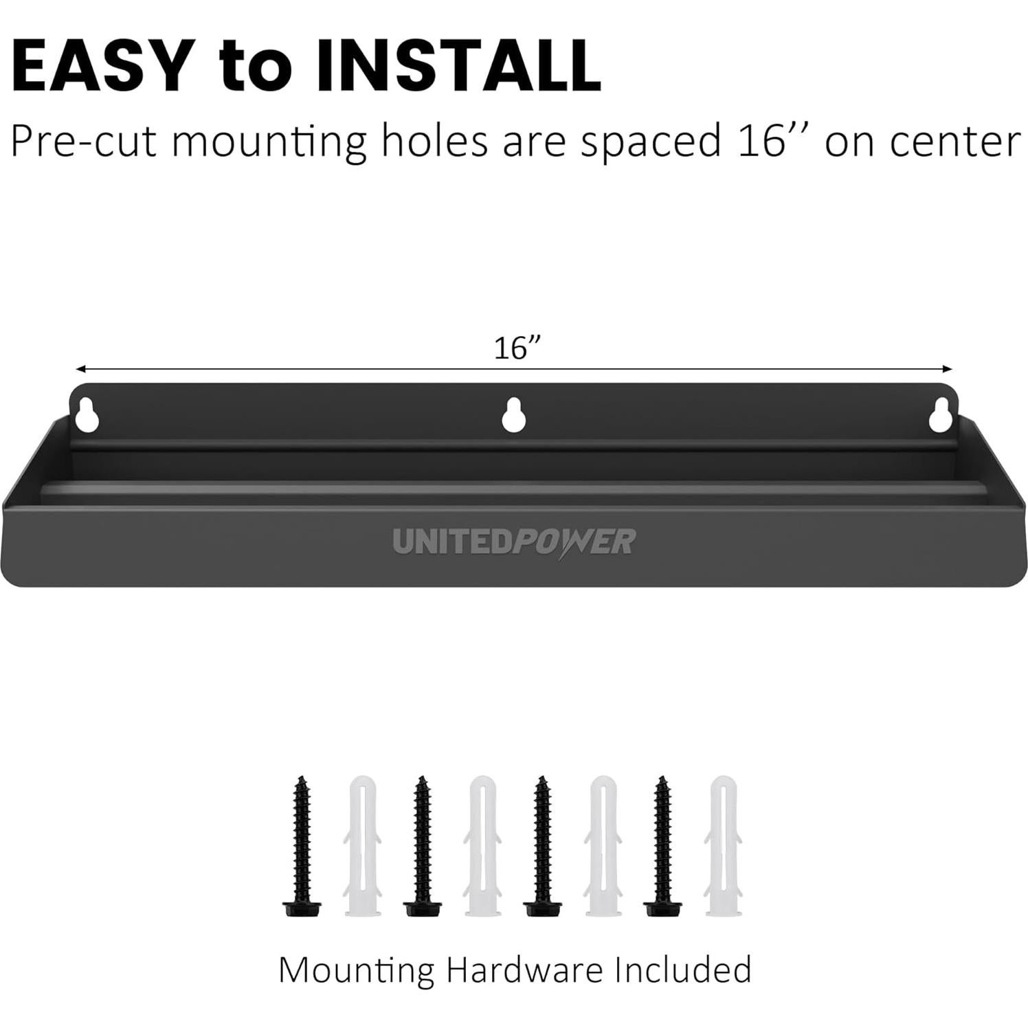 Soporte para Martillo Montado en Pared UnitedPower - Negro