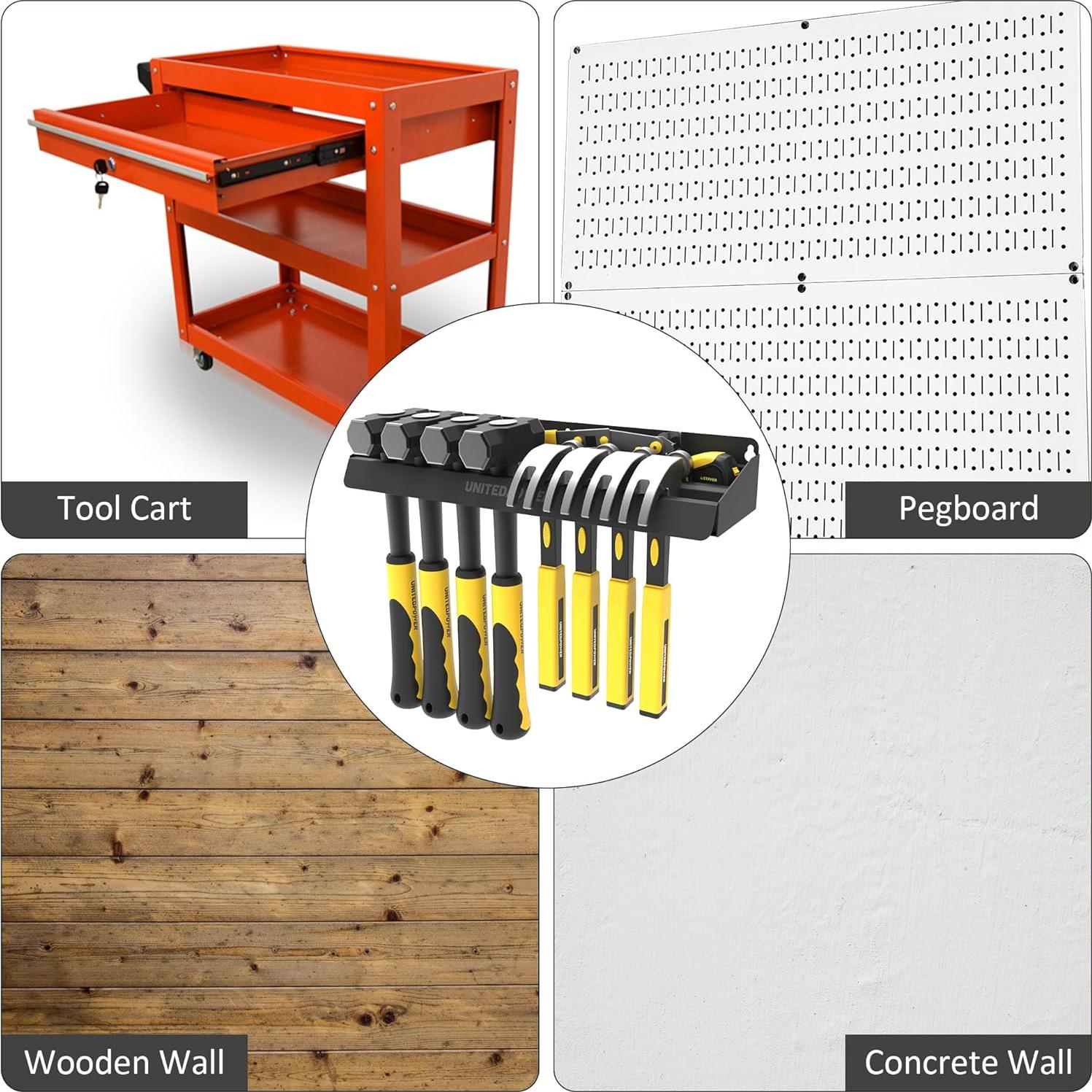 Soporte para Martillo Montado en Pared UnitedPower - Negro