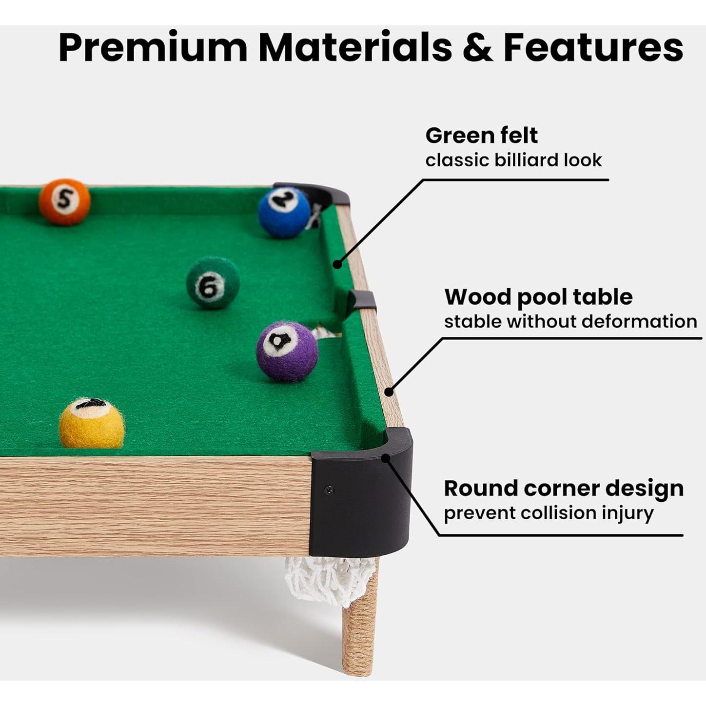 Mesa de Billar Mini 4 en 1 para Gatos VETRESKA 75x40x20cm