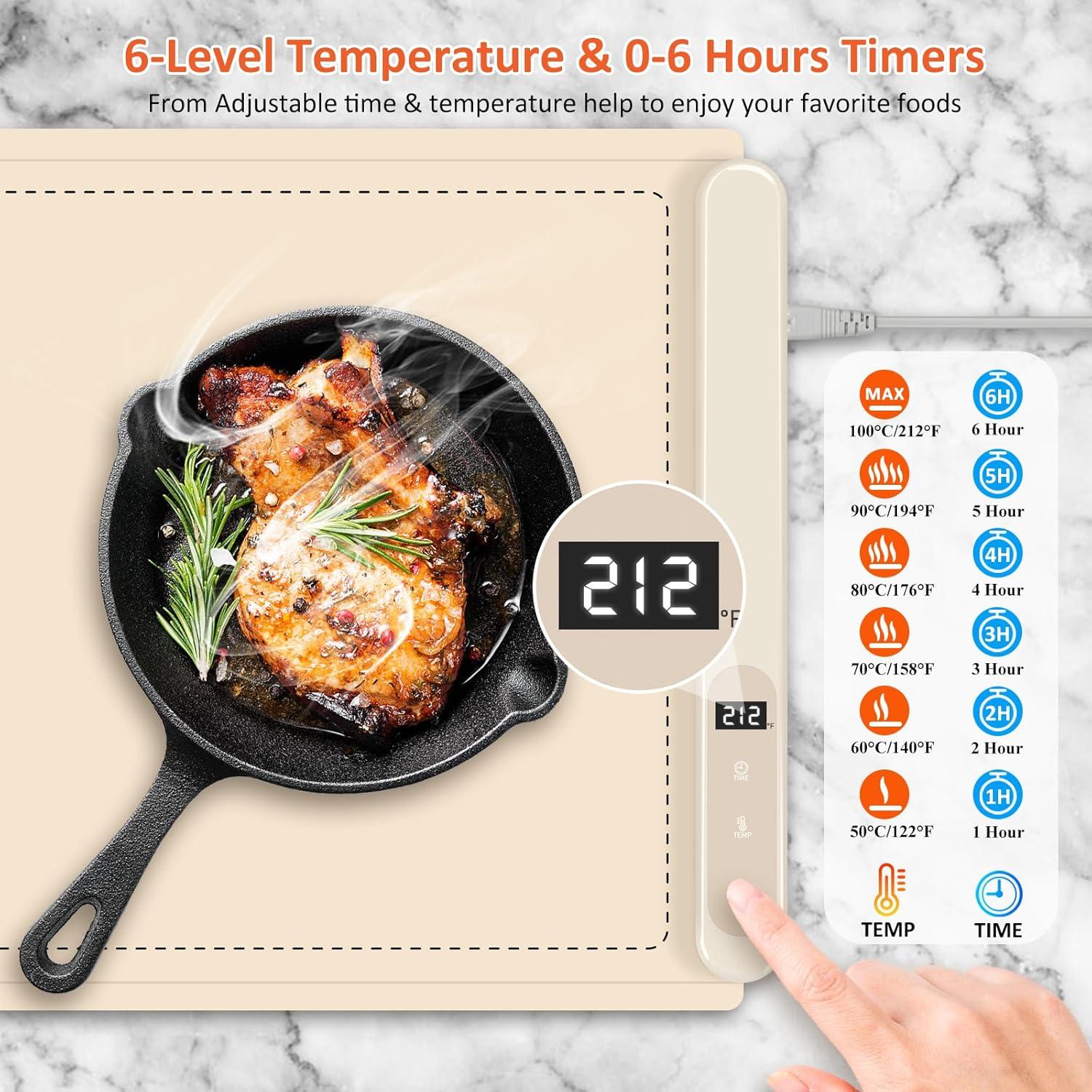 Alfombrilla Calentadora Eléctrica OcePor XXL 91.44x40.64cm Beige