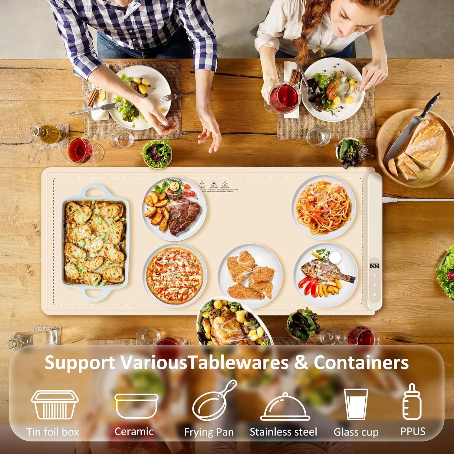 Alfombrilla Calentadora Eléctrica OcePor XXL 91.44x40.64cm Beige