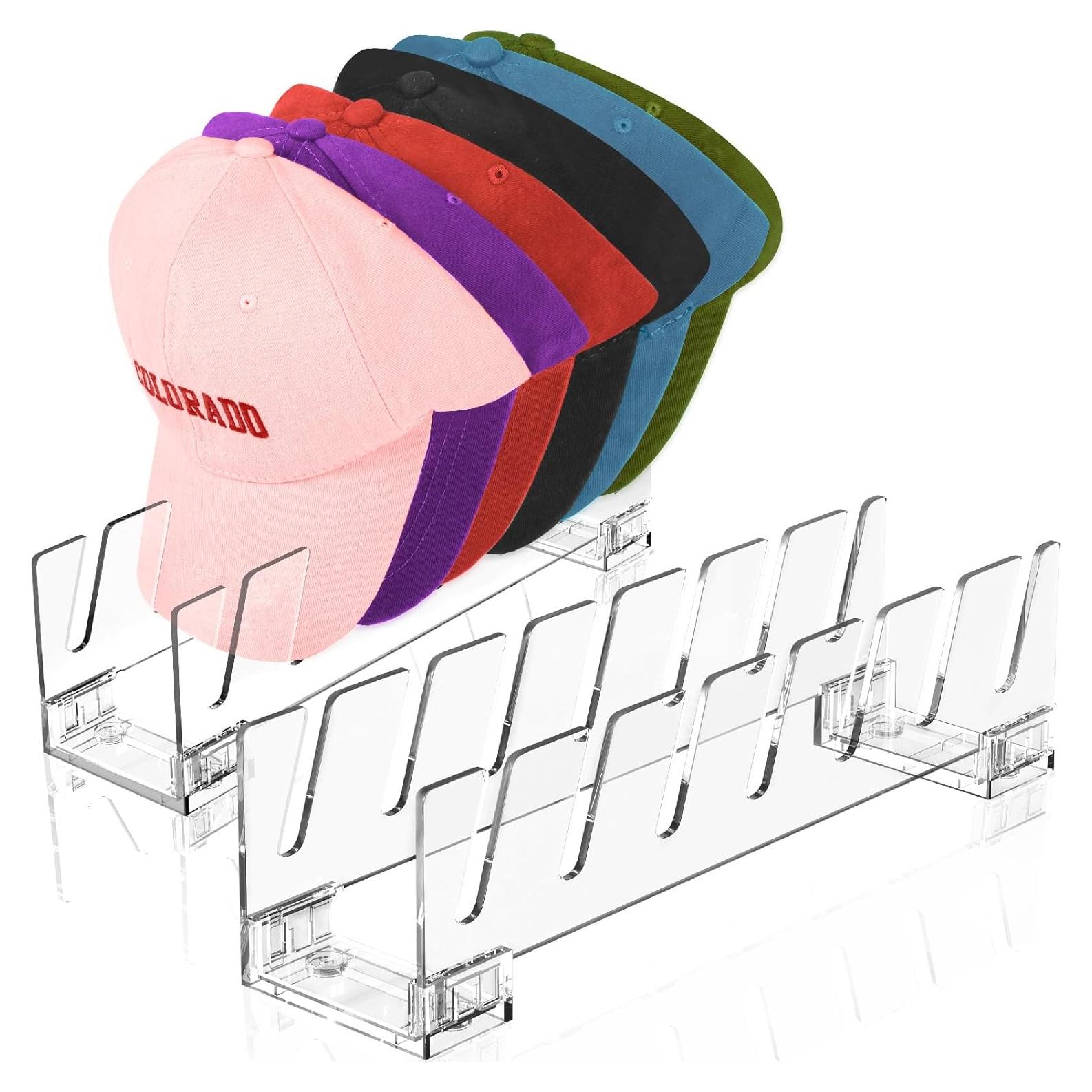 Organizador de Gorras SpaceTrove 2 Piezas Transparente