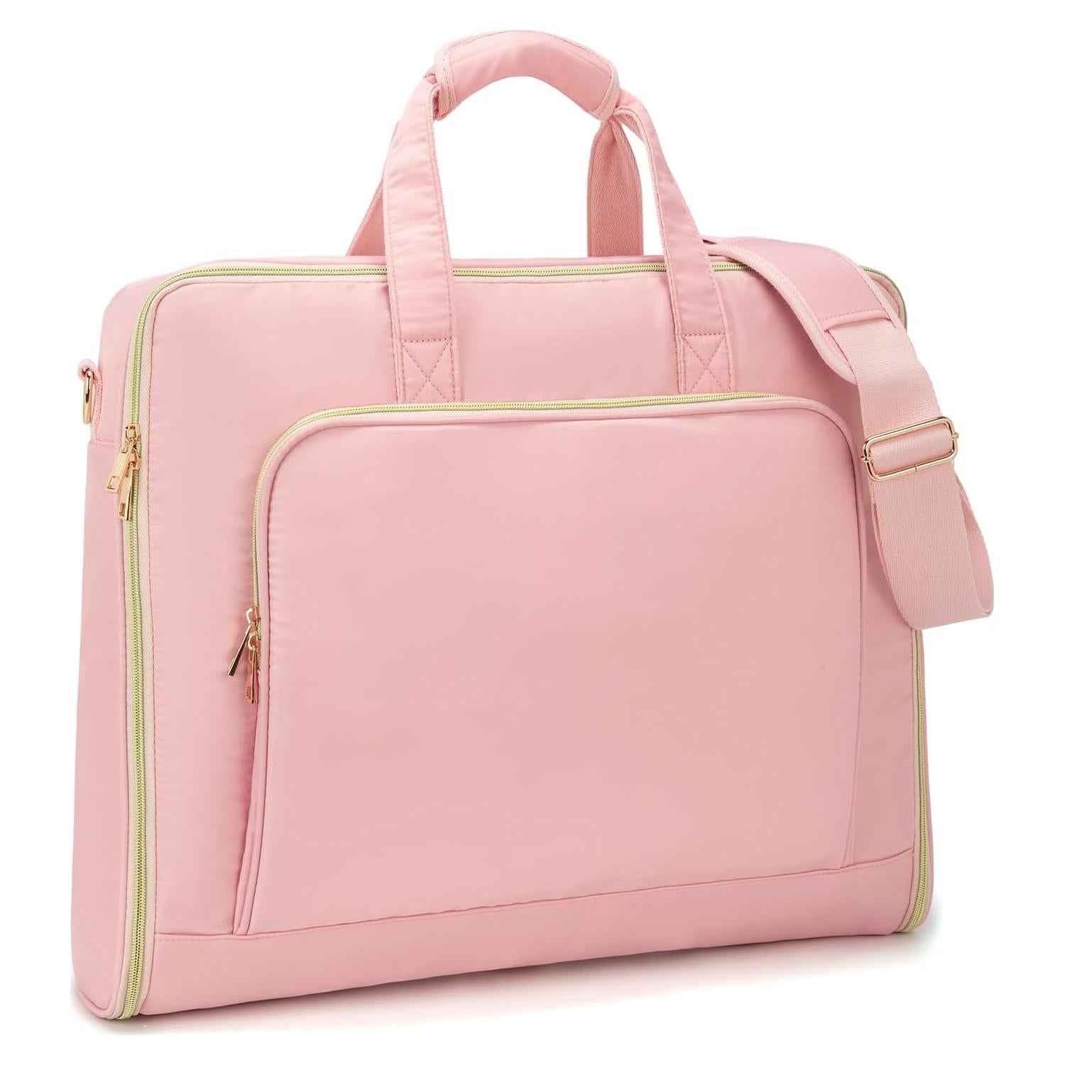 Bolsa de Ropa de Viaje Seyfocnia Rosa con Correa Ajustable