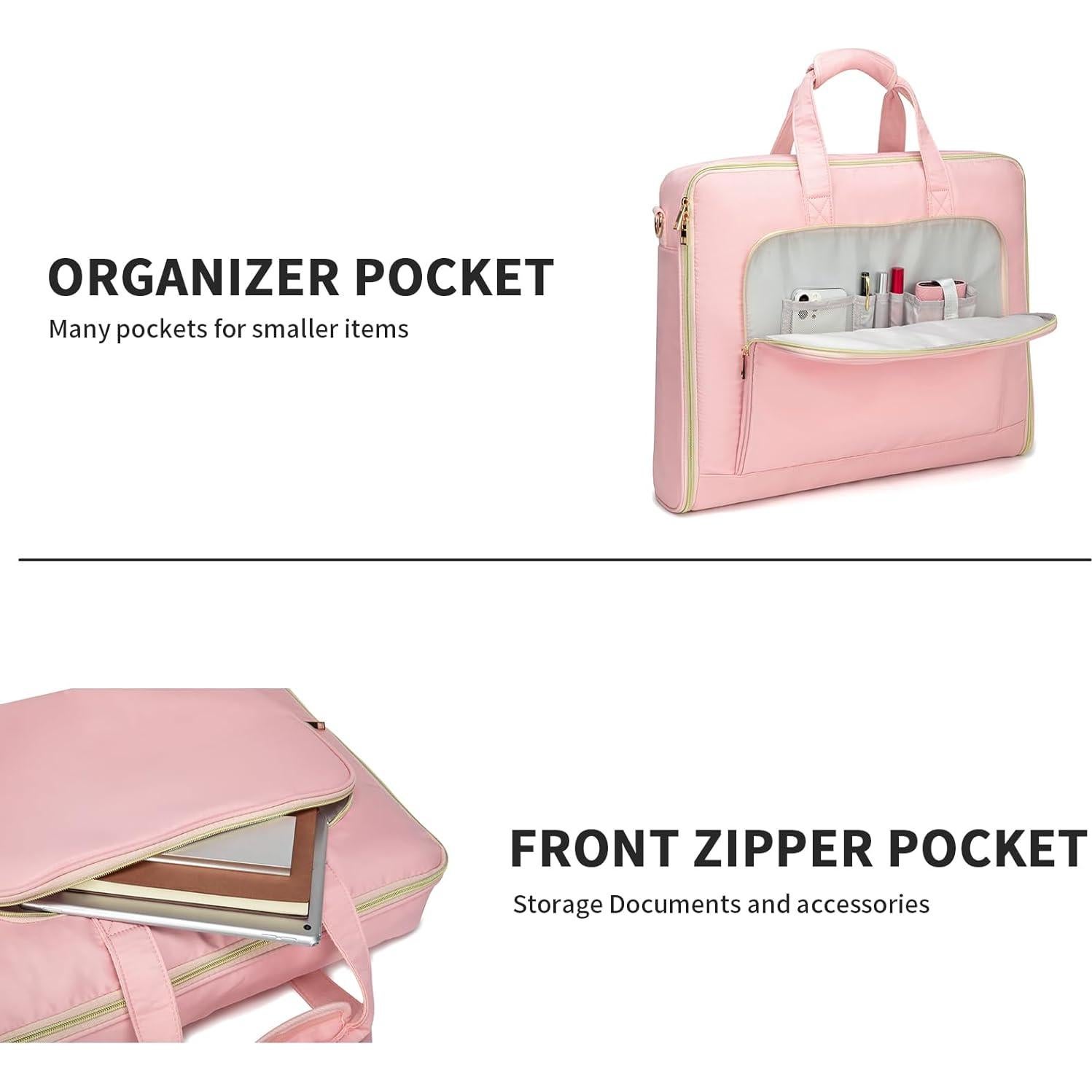 Bolsa de Ropa de Viaje Seyfocnia Rosa con Correa Ajustable