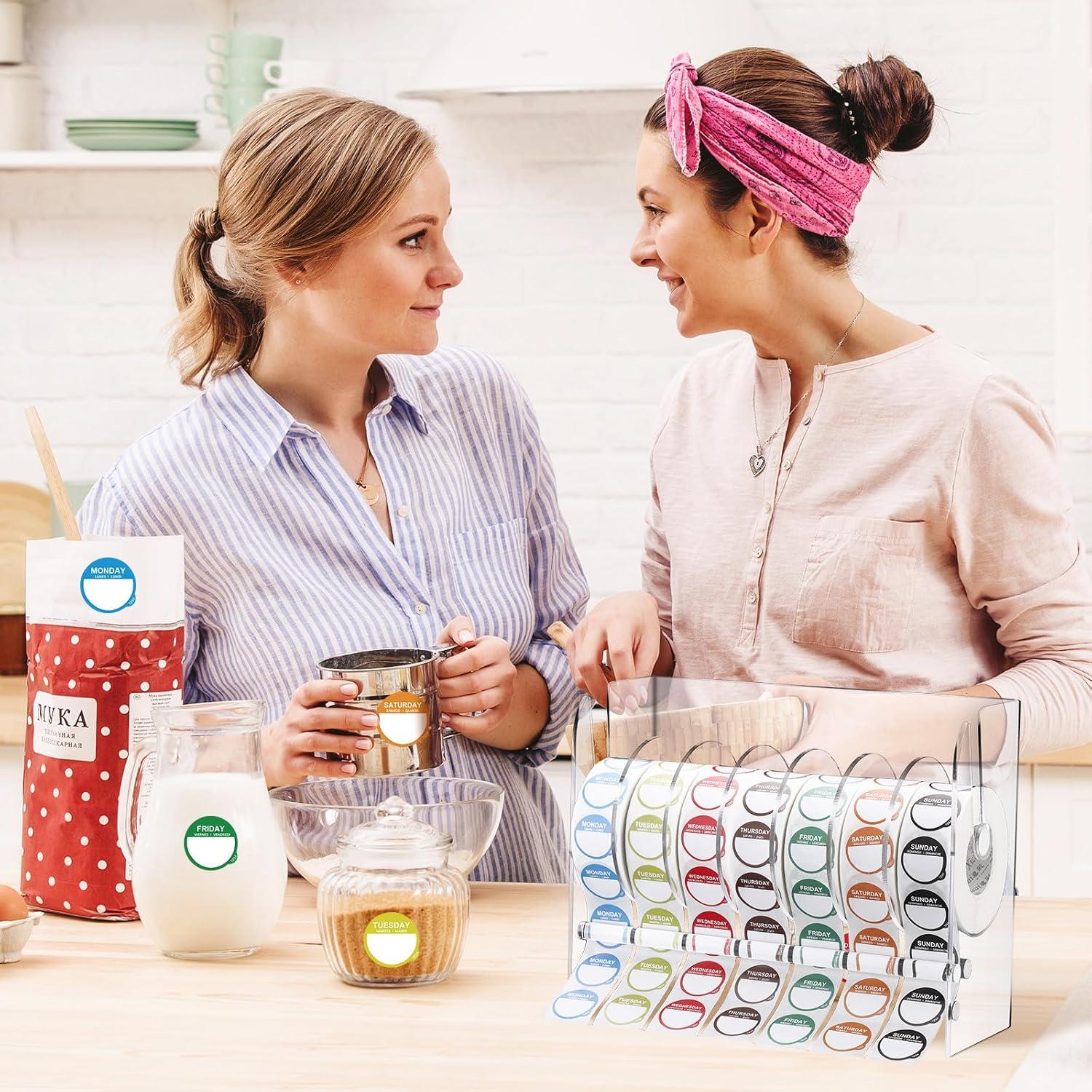 7000 Etiquetas Semanales Autoadhesivas Resurhang 2.5 cm