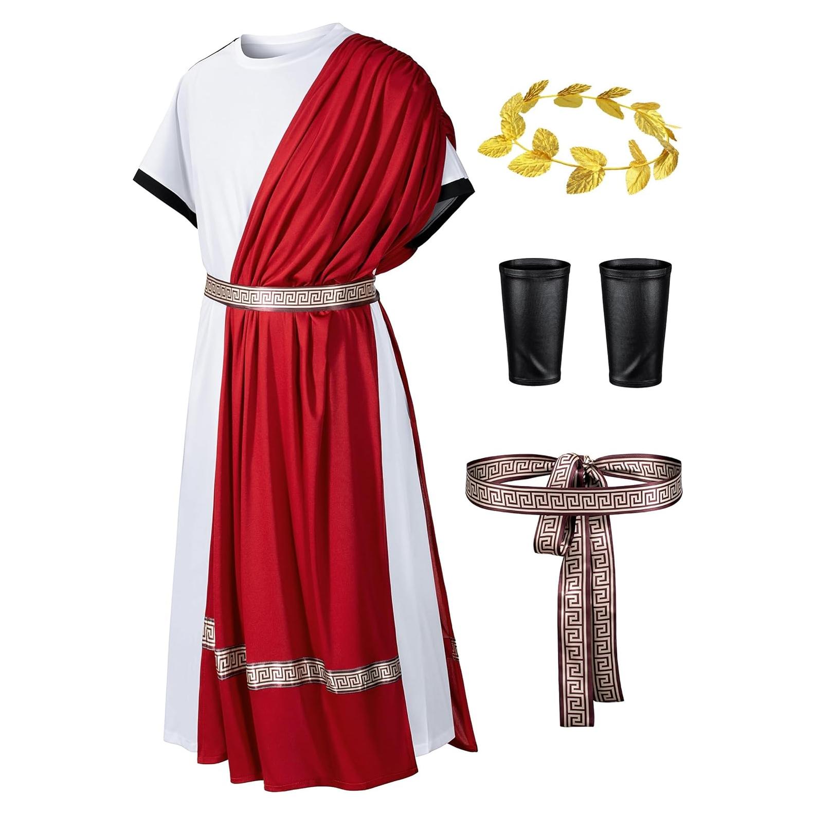 Disfraz de Toga Romana para Hombre - Dios Griego XL