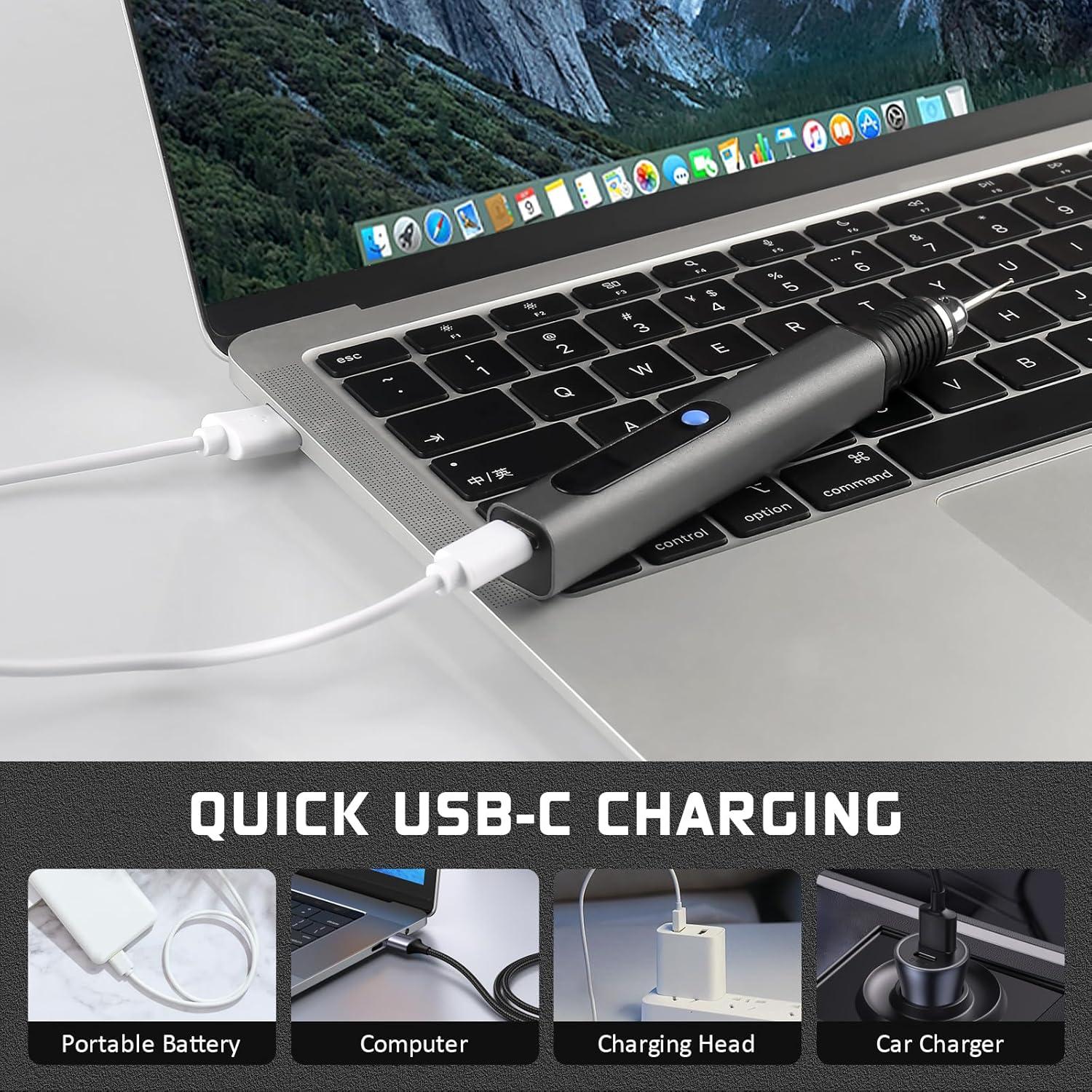 Bolígrafo de Grabado Inalámbrico Cykelith D2 30 Puntas USB