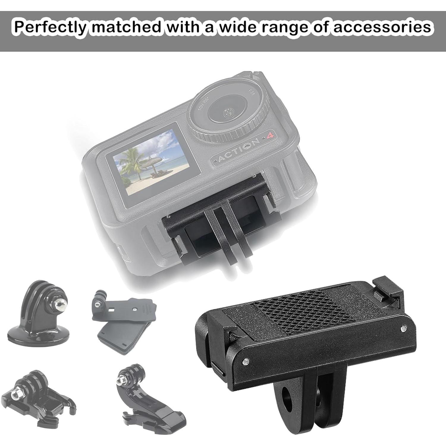 Adaptador Magnético PCTC para DJI Action 5 Pro/4/3 - Aluminio