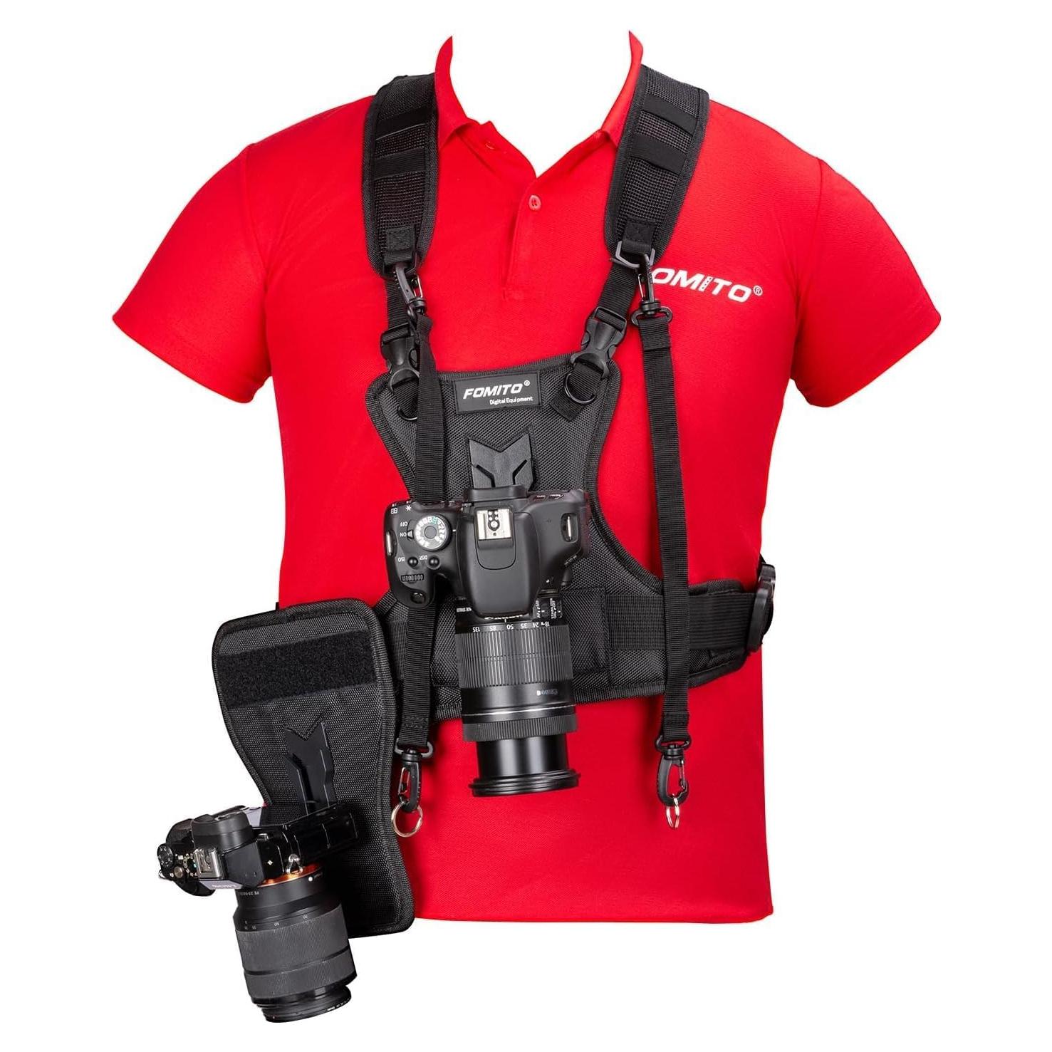 Sistema de Arnés de Pecho Doble Cámara FOMITO Negro