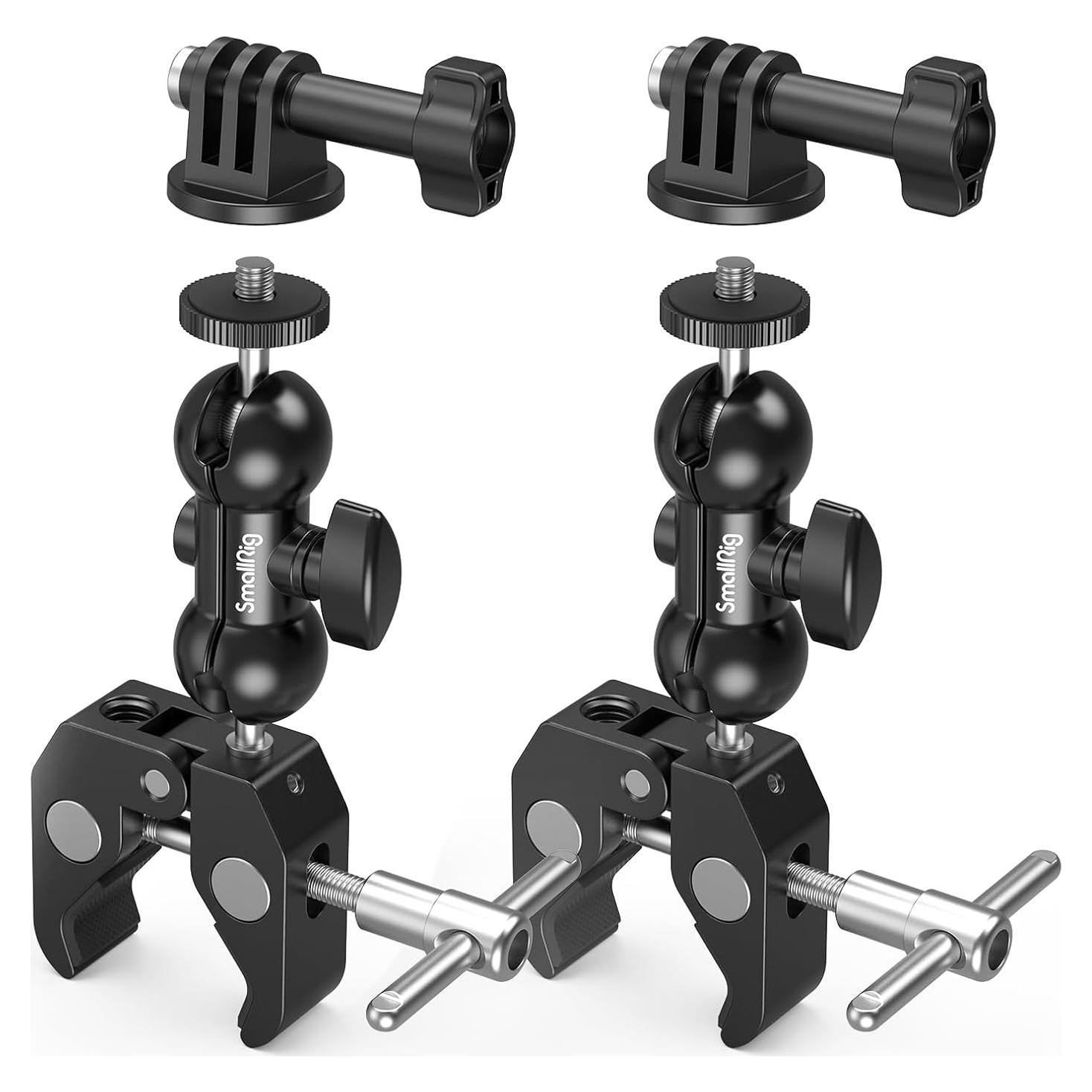 Paquete de 2 Abrazaderas Super Clamp SmallRig 5321 para Cámara