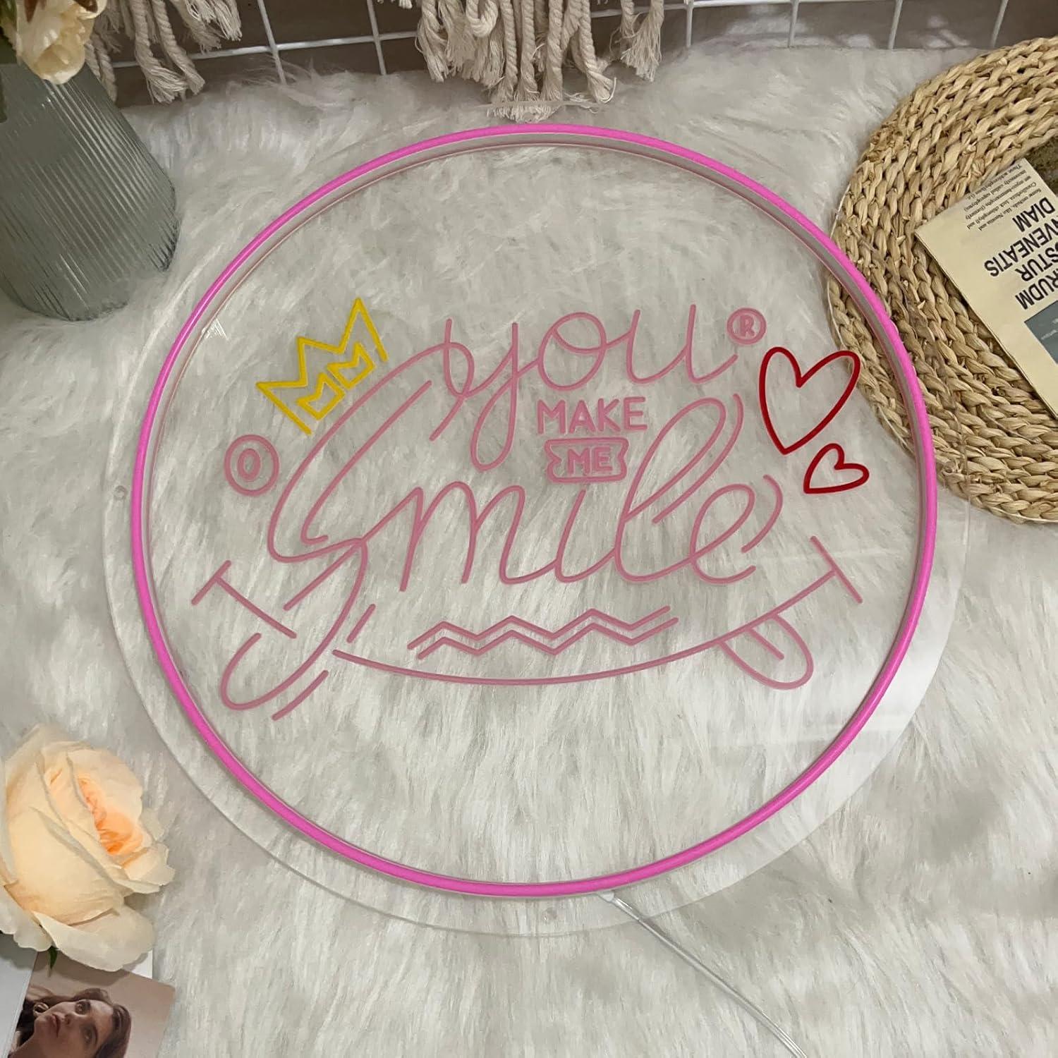 Cartel de Neón LED Personalizado 3D UOPUDSIR 25.4cm