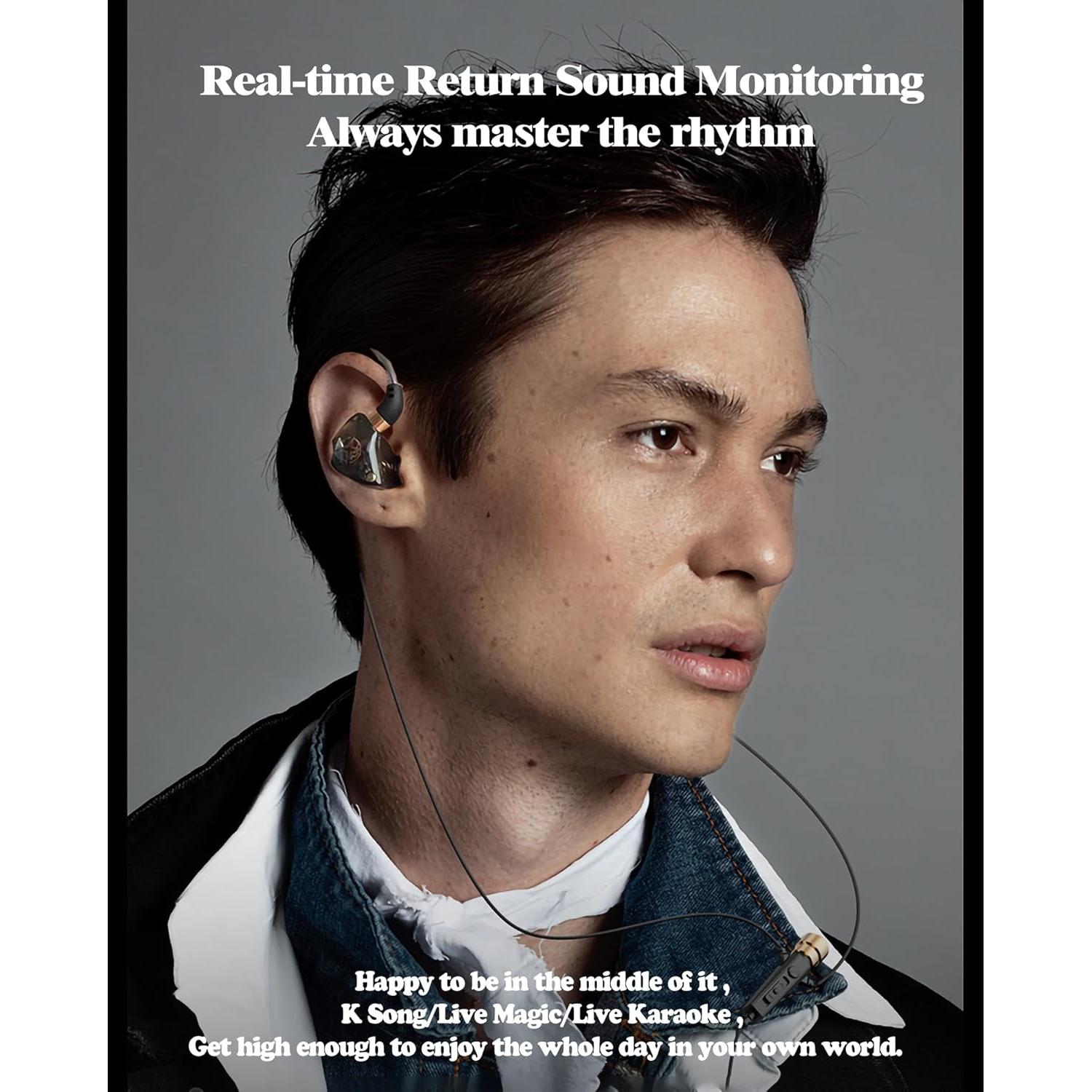 Auriculares con Cable FEDAI KT-02 1.2m Cancelación de Ruido