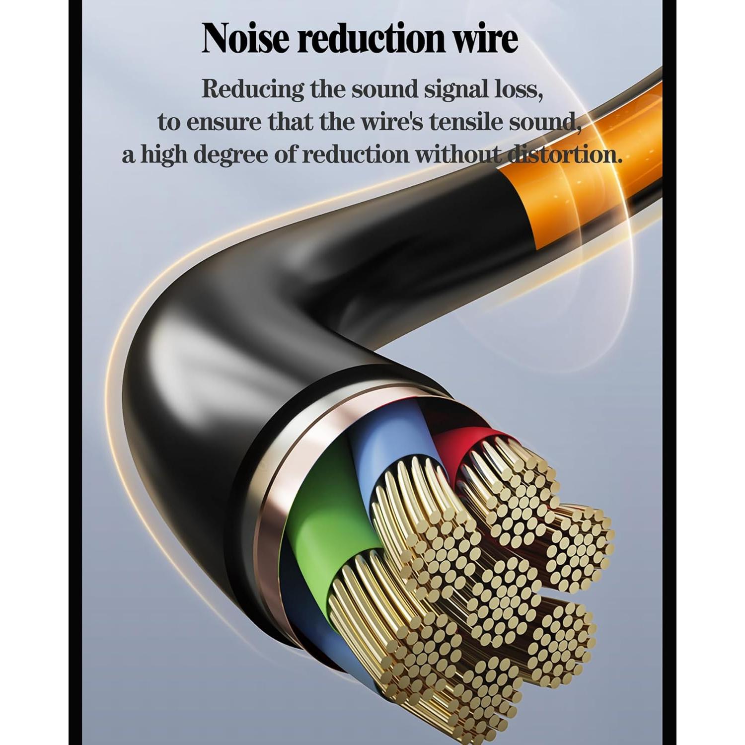 Auriculares con Cable FEDAI KT-02 1.2m Cancelación de Ruido