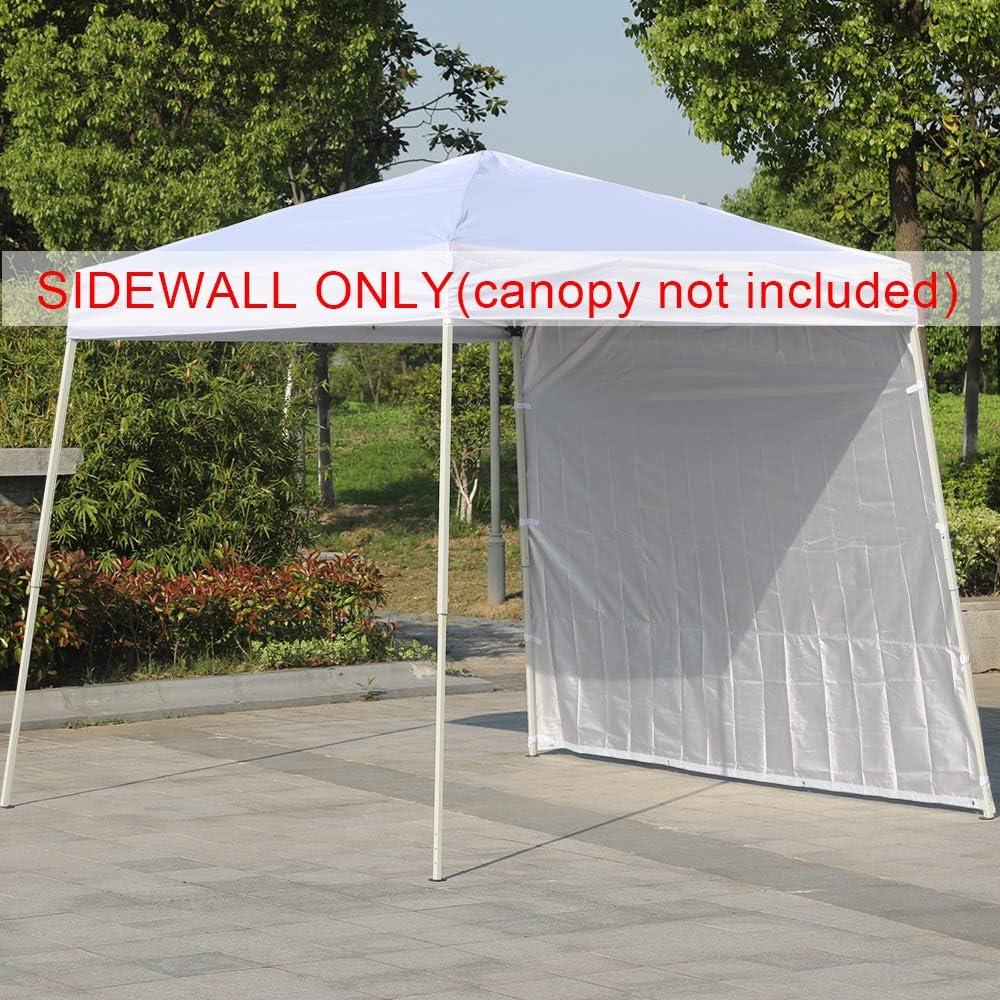 Pared Lateral Inclinada ABCCANOPY Blanca 2.44x3.05m