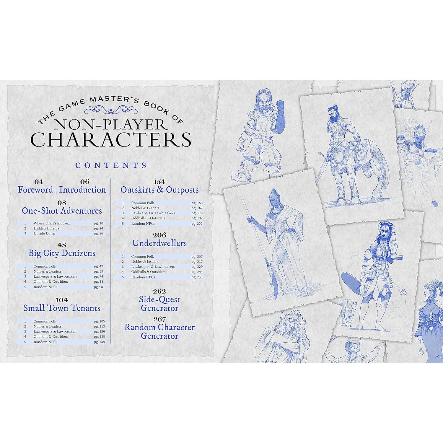 The Game Master's Book of Non-Player Characters: 500+ unique bartenders, brawlers, mages, merchants, royals, rogues, sages, sailors, warriors, weirdos ... RPG adventures (The Game Master Series)