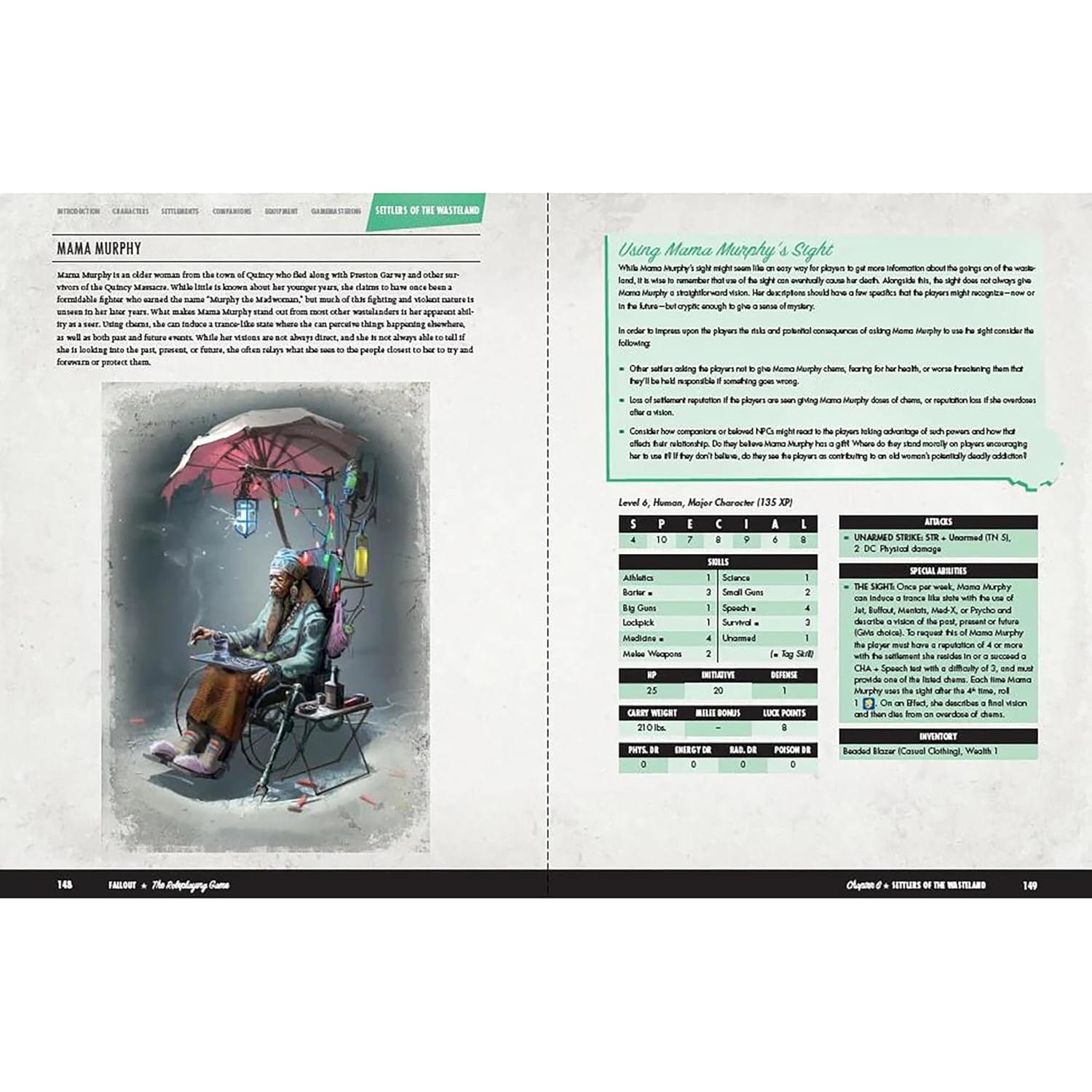 Modiphius Fallout RPG Guía del Colono Tapa Dura 192 Páginas