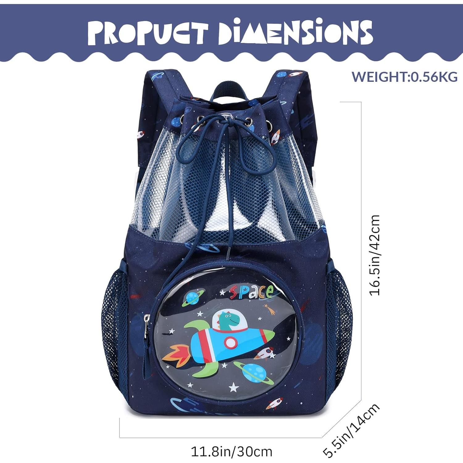 Mochila de Cuerda Mygreen para Niños - Diseño 3D Animales