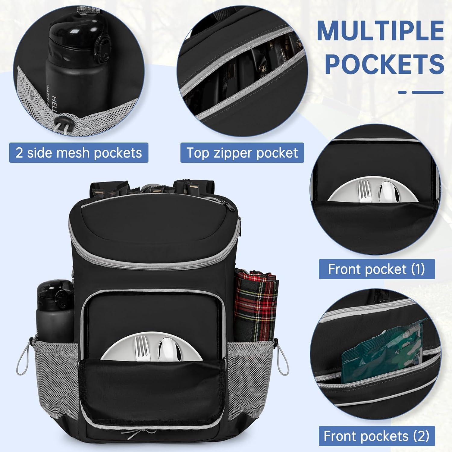 Mochila Enfriadora ITHWIU Aislada 9.9L a Prueba de Fugas