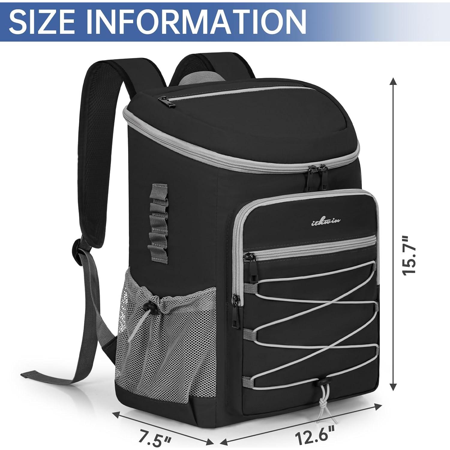 Mochila Enfriadora ITHWIU Aislada 9.9L a Prueba de Fugas