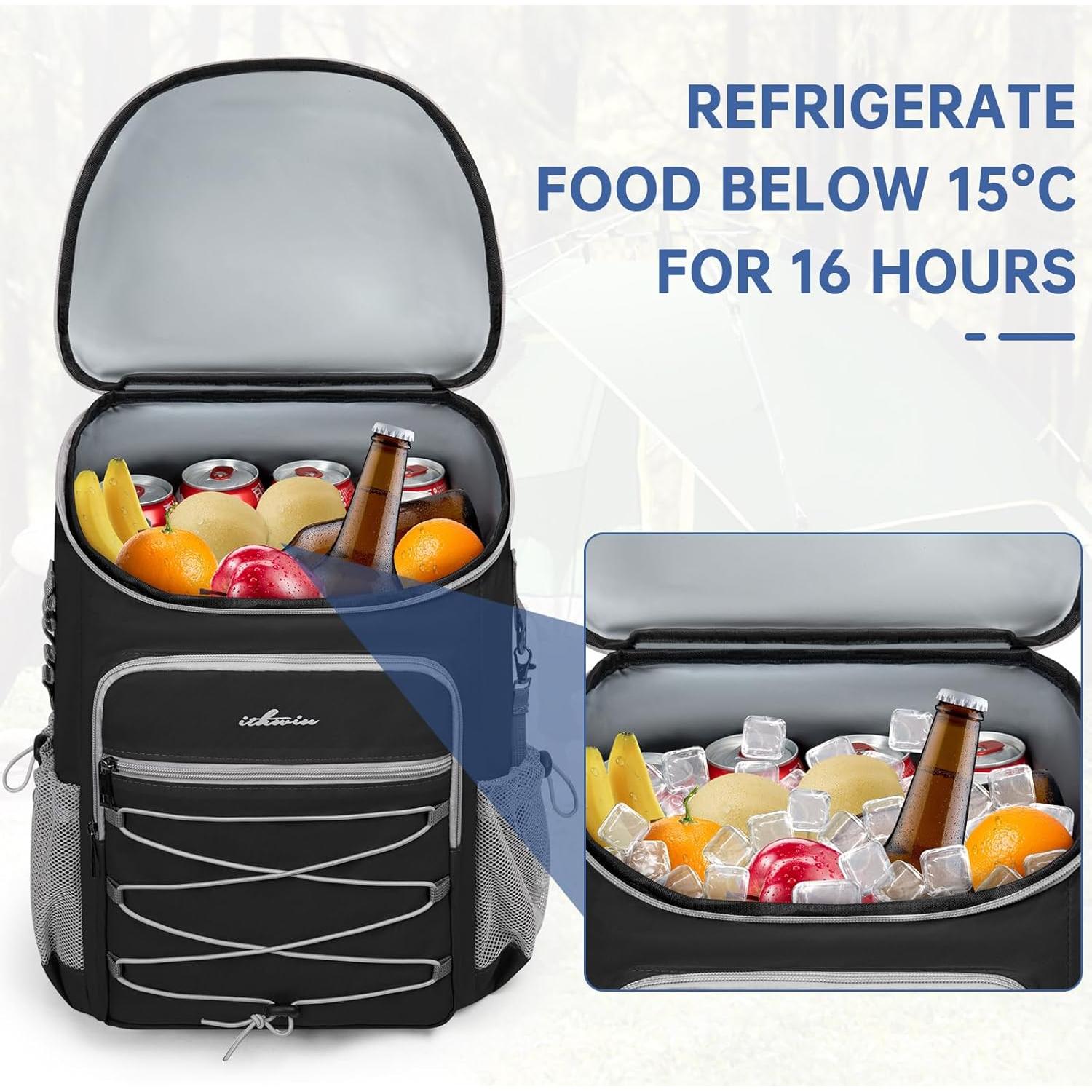 Mochila Enfriadora ITHWIU Aislada 9.9L a Prueba de Fugas