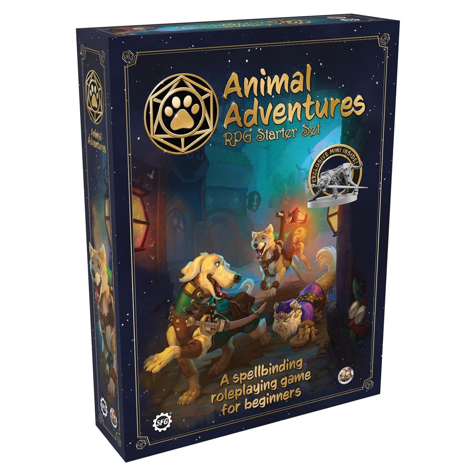 Conjunto de Inicio Aventuras Animales STEAMFORGED RPG 5E