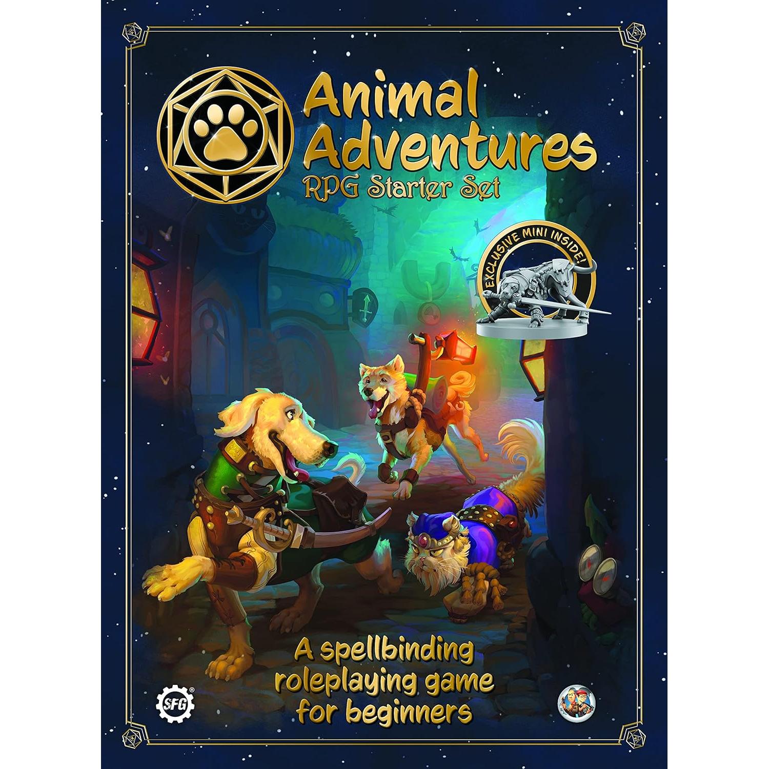 Conjunto de Inicio Aventuras Animales STEAMFORGED RPG 5E