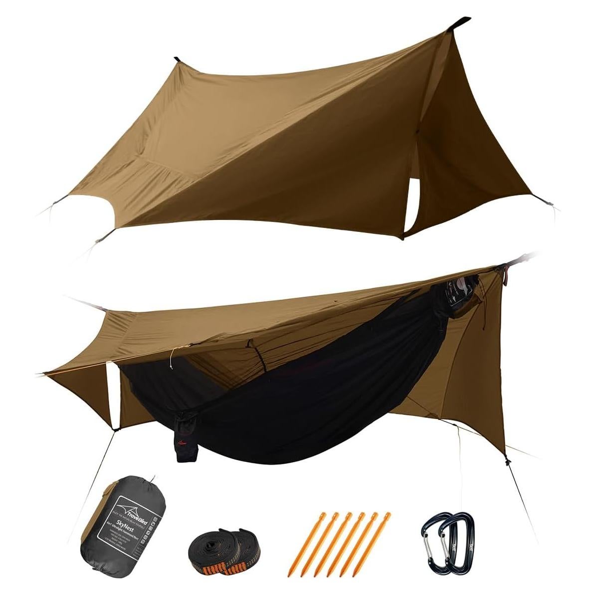 Hamaca SkyNest Travel Bird 335.7x139.7cm 4 en 1 con lona