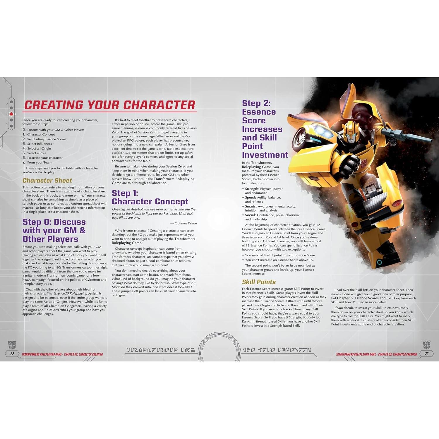 Reglamento RPG Transformers Renegade Game Studios 0,91 kg