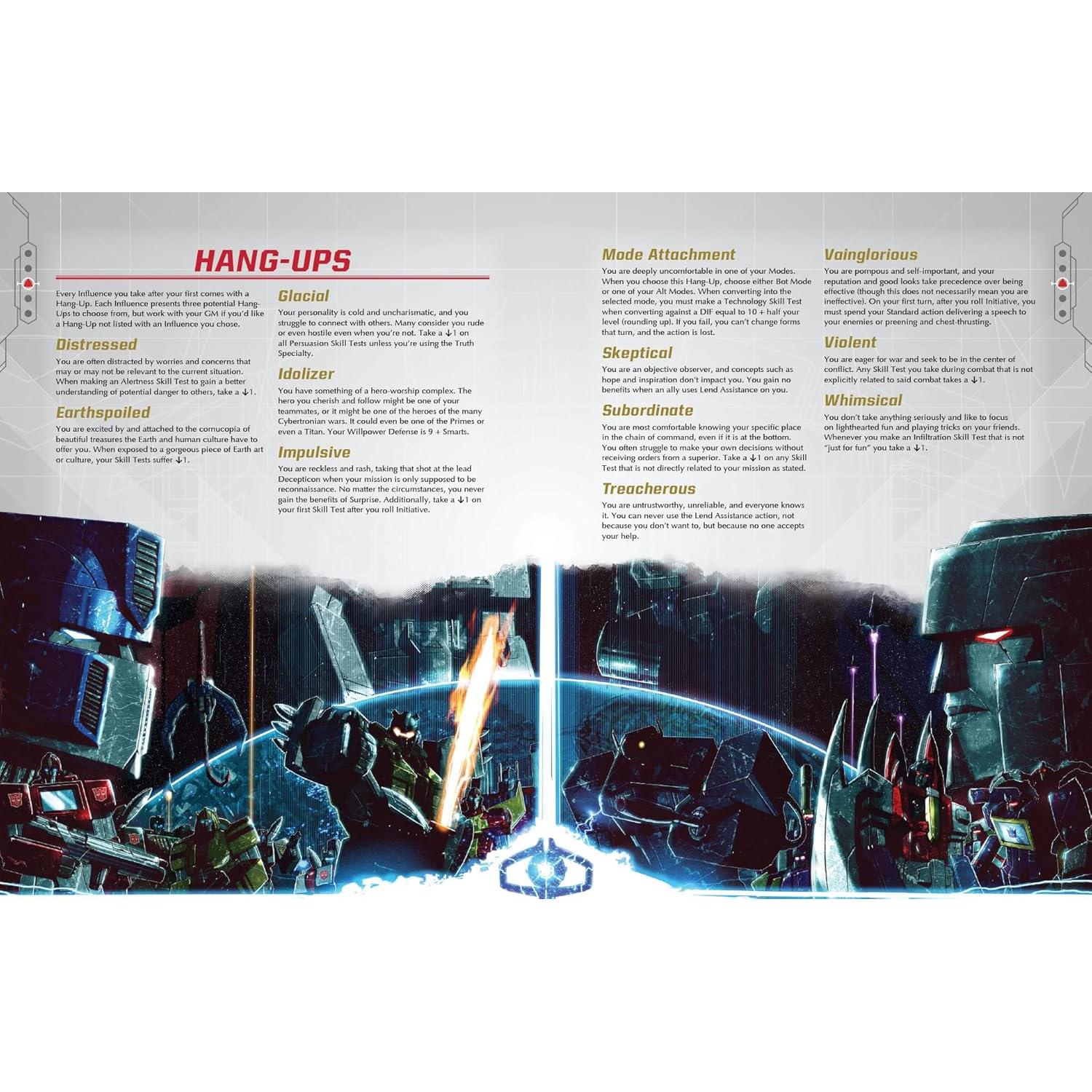 Reglamento RPG Transformers Renegade Game Studios 0,91 kg