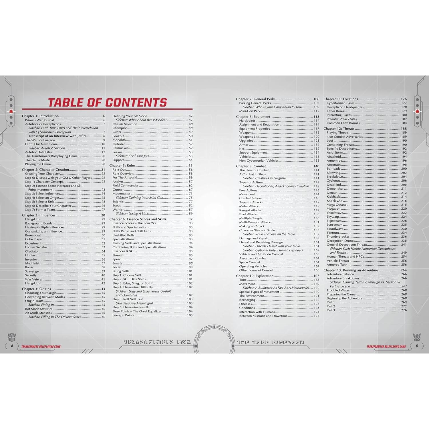 Reglamento RPG Transformers Renegade Game Studios 0,91 kg