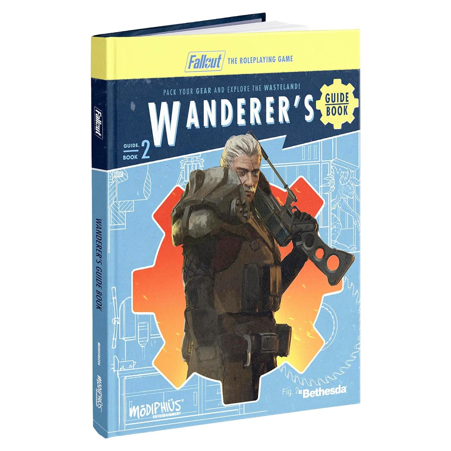 Fallout RPG Libro de Guía del Errante Modiphius Tapa Dura