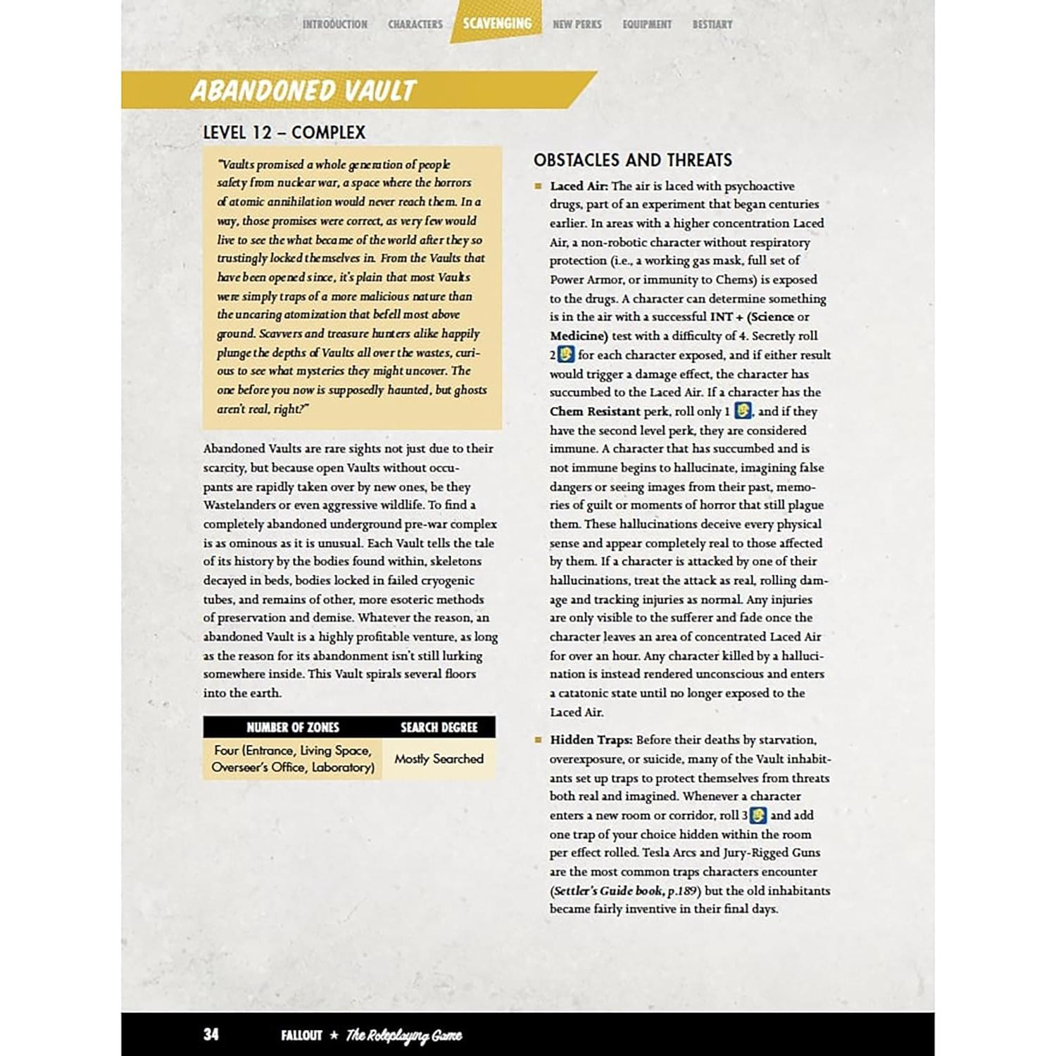 Fallout RPG Libro de Guía del Errante Modiphius Tapa Dura