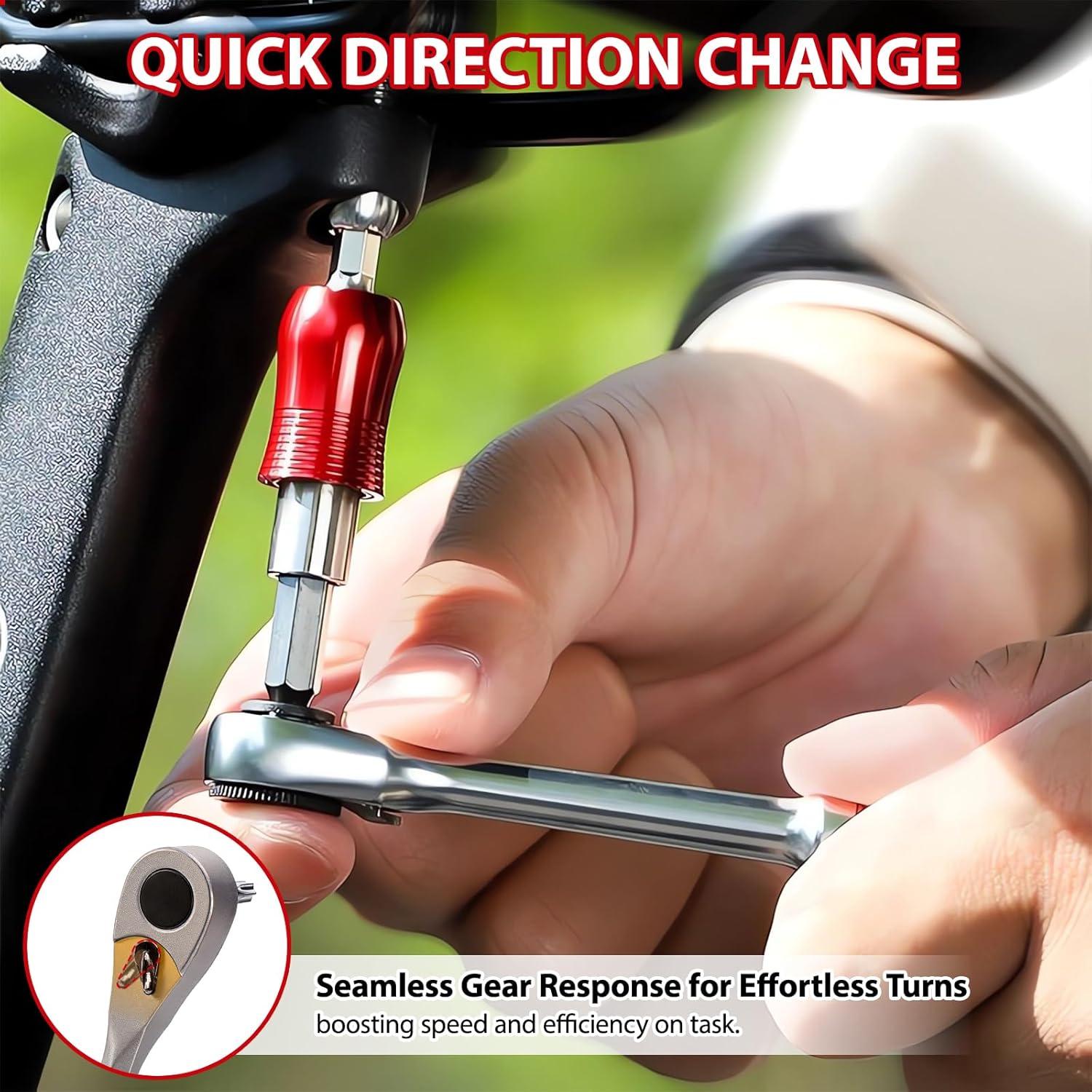 Kit de Herramientas EMERK para Bicicletas - 10 Piezas y Bolsa