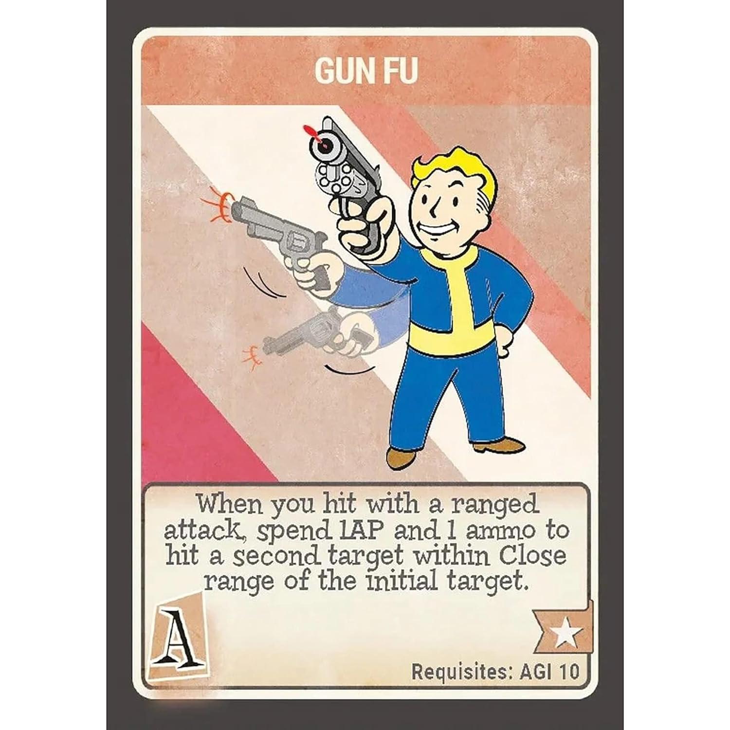 Cartas de Perk Fallout Modiphius RPG - 148 Cartas