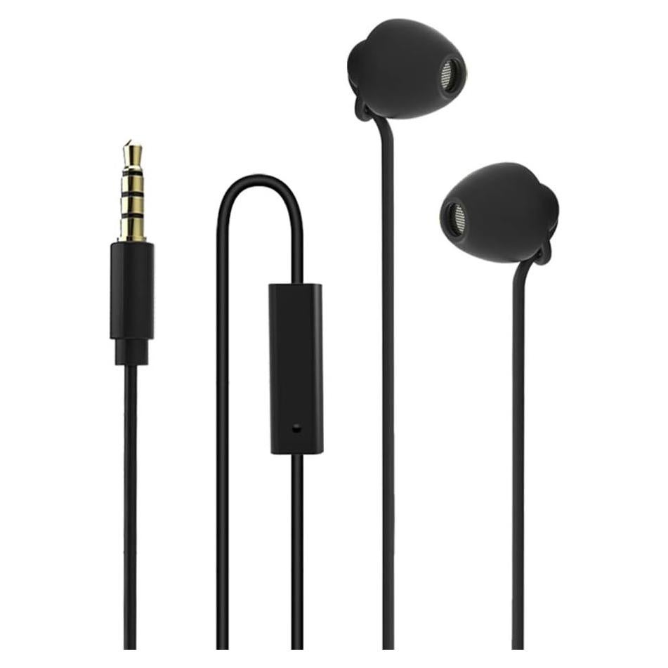 Auriculares para dormir DINGTAI de silicona con micrófono