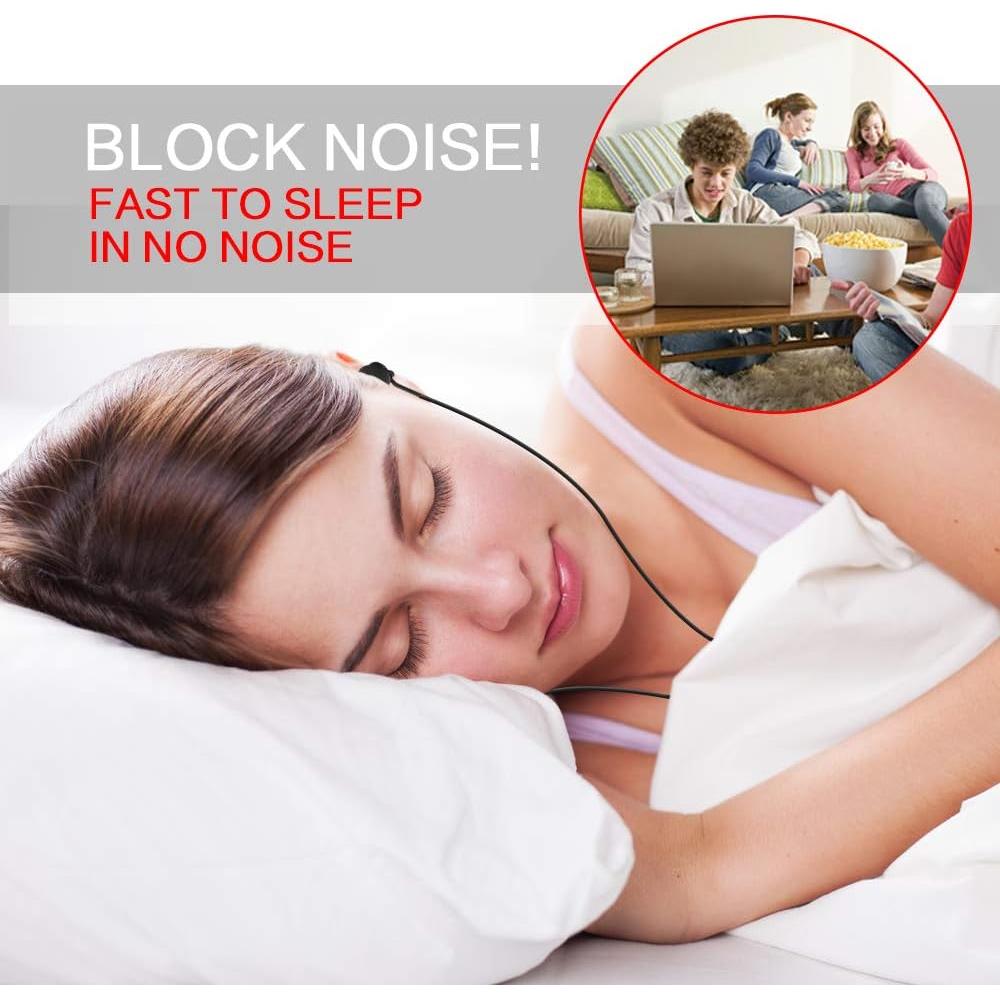 Auriculares para dormir DINGTAI de silicona con micrófono