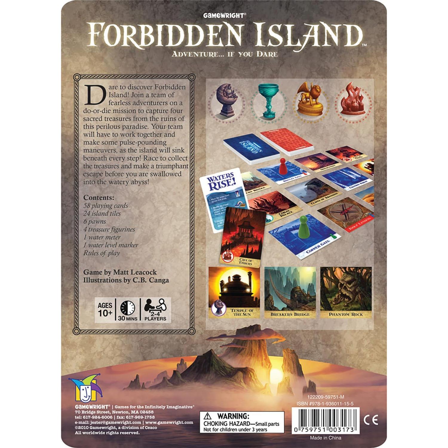 Juego de Mesa Isla Prohibida Gamewright 2-4 Jugadores
