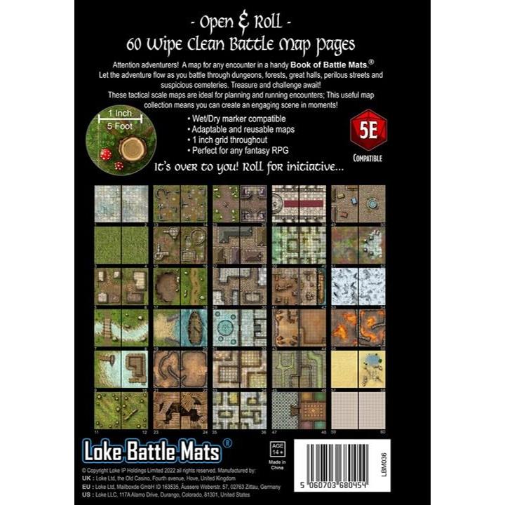 Gran Libro de Mapas de Batalla Loke - 60 Mapas RPG
