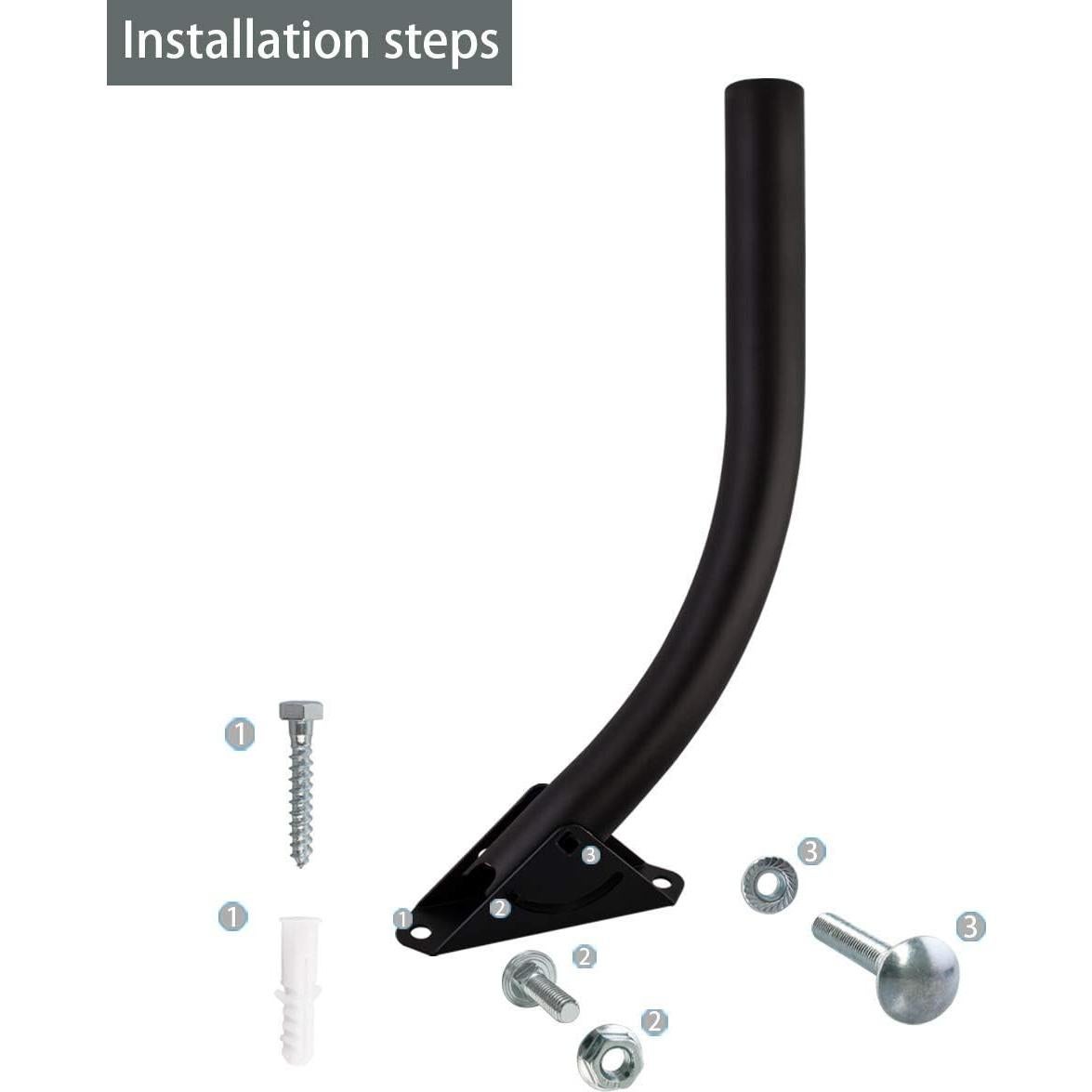 Soporte de Antena Universal 1byone Ajustable a Prueba de Climas